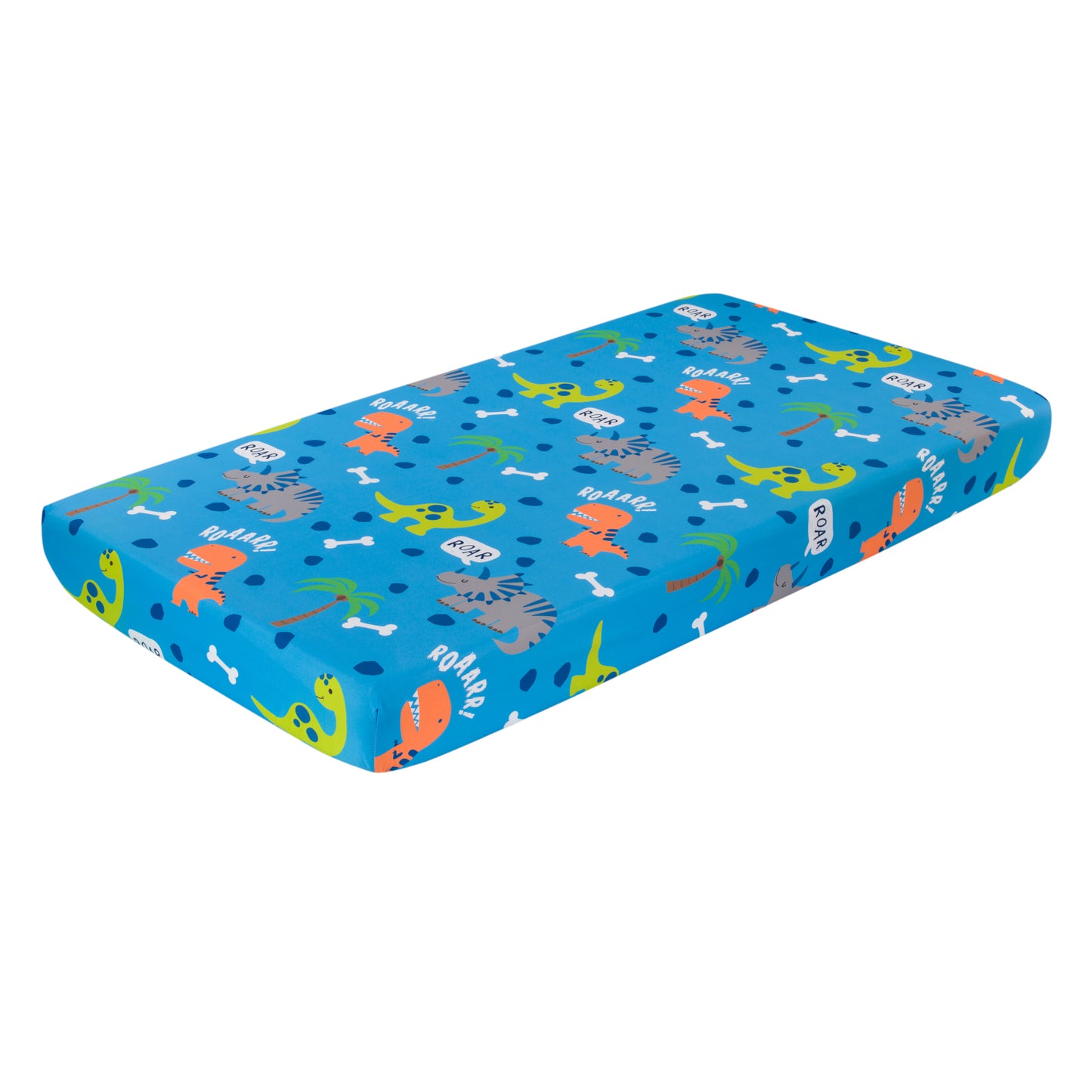 4 Piece Girls Crib Bedding Set - Dinosaurs
