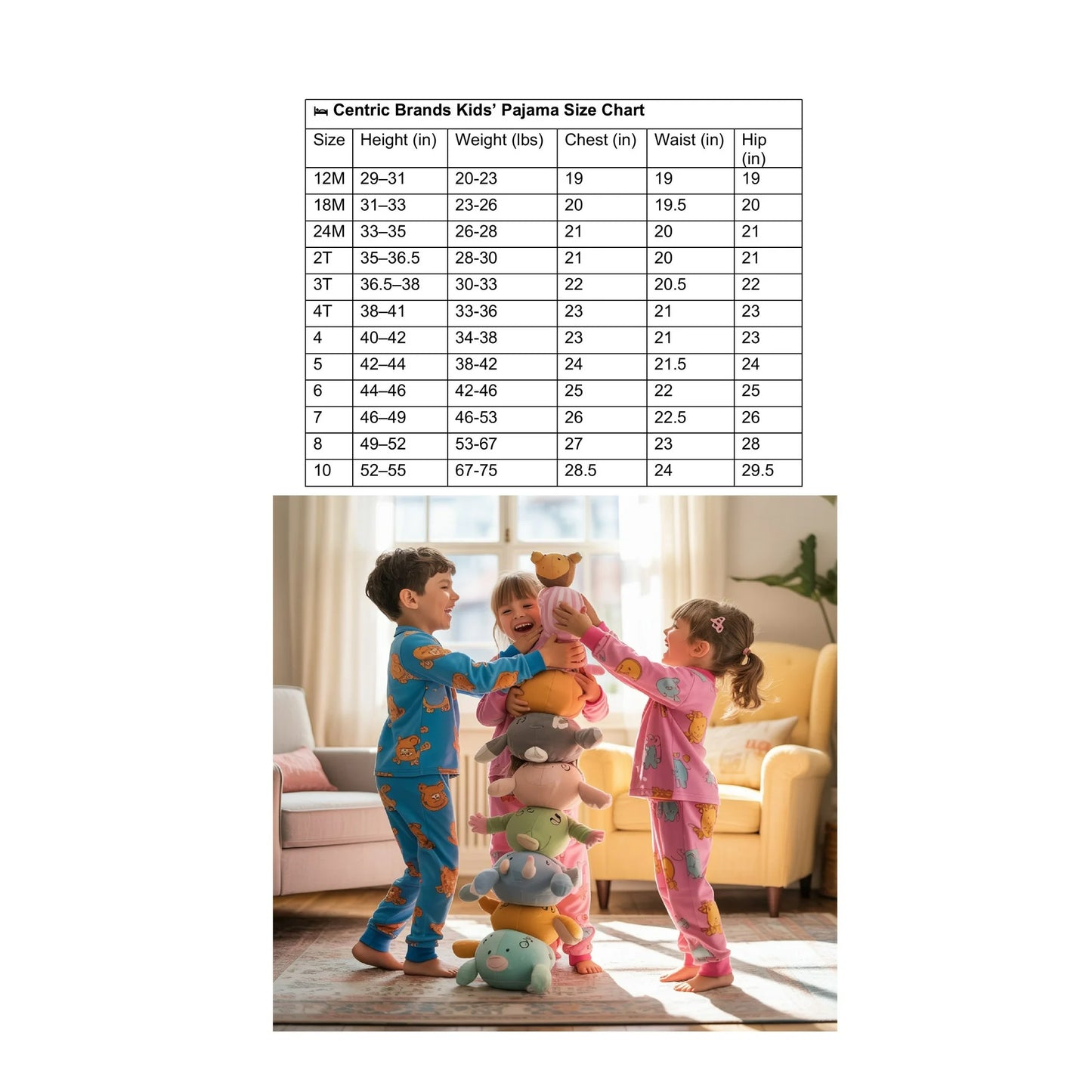 Disney Minnie Mouse Girls Short Sleeve 4 Piece Pajama Set with Top and Pants – Soft Character Sleepwear for Kids