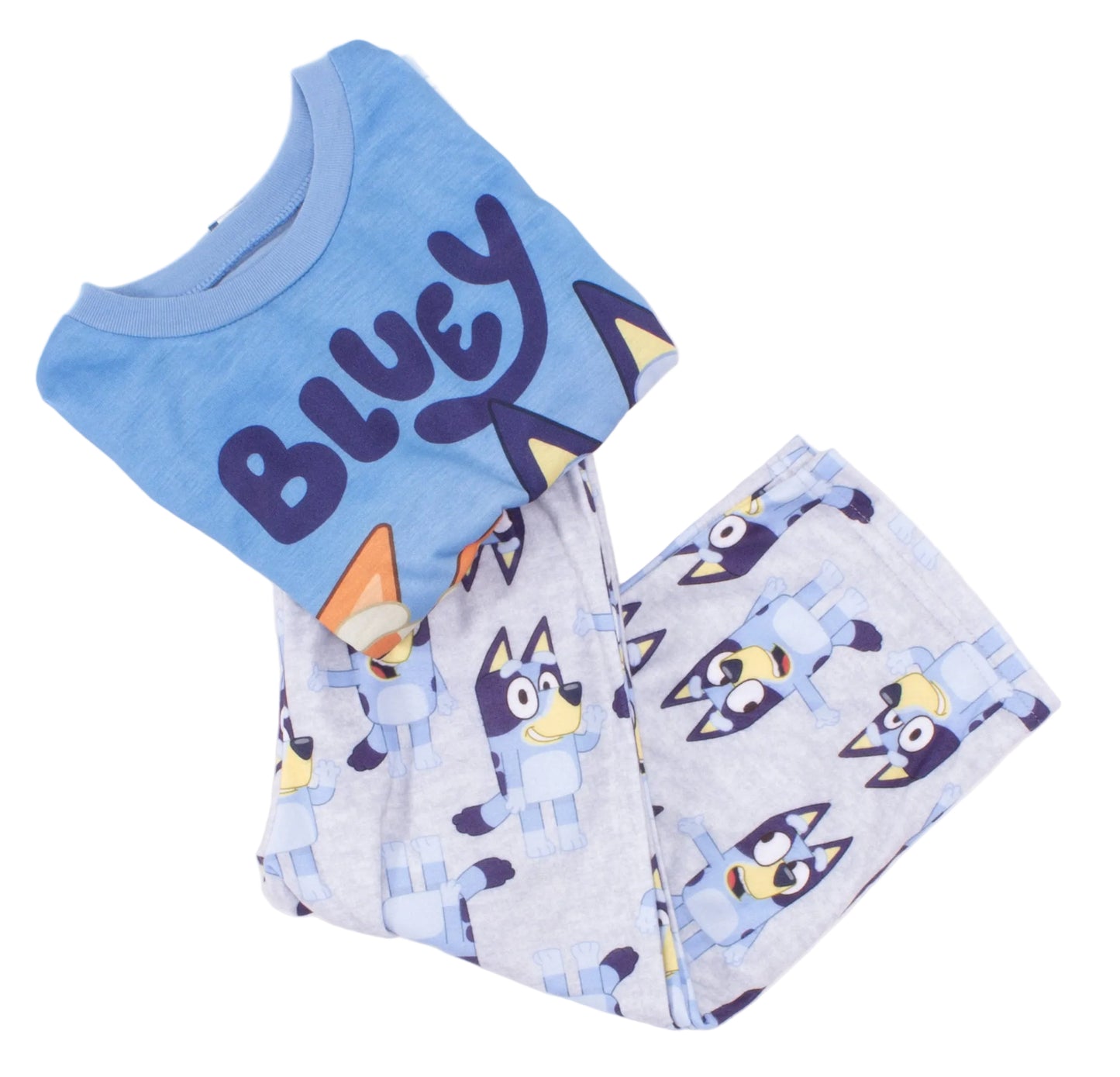 Bluey Toddler Boys 2-Piece Pajama Set – Short Sleeve Top and Printed Shorts Sleepwear Set