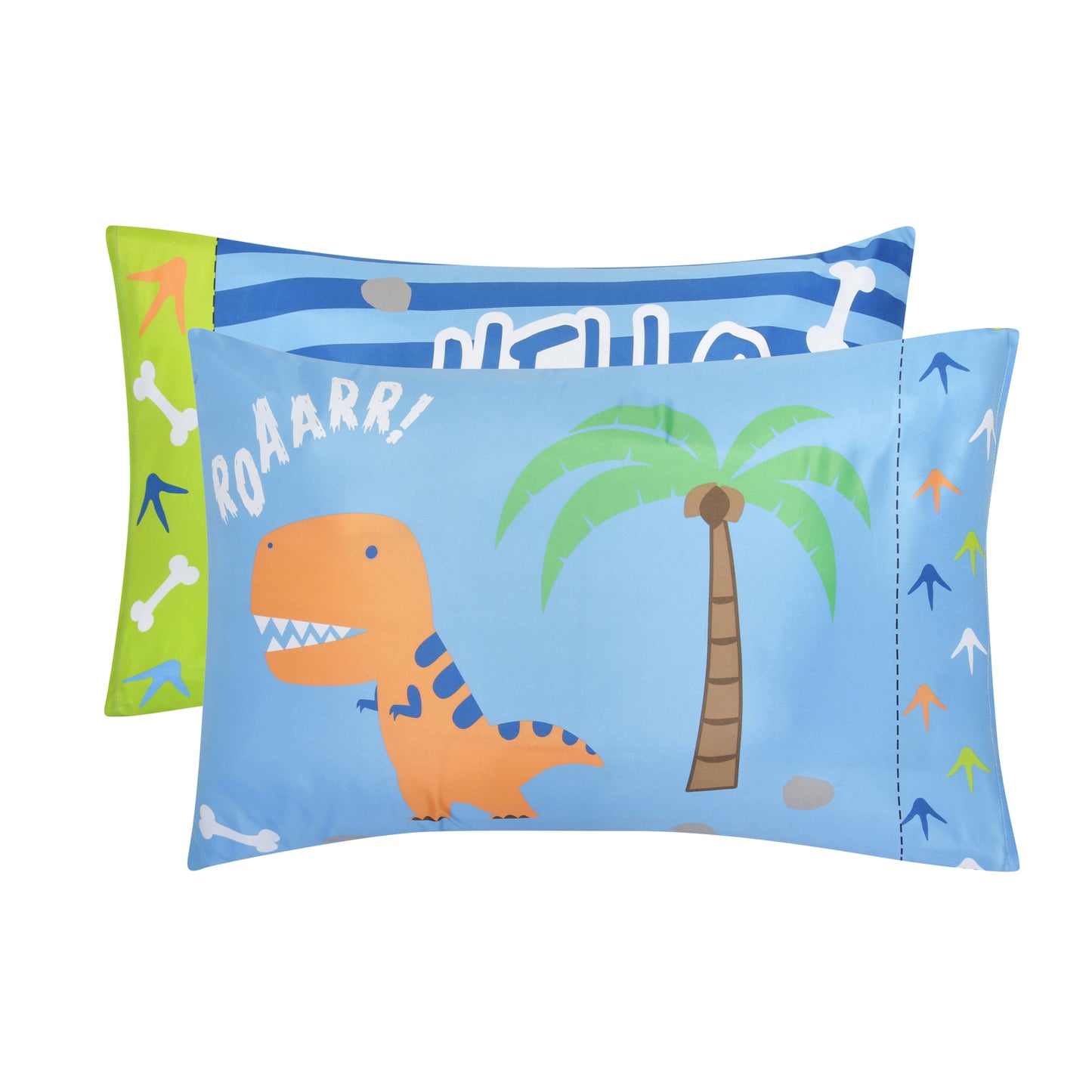 4 Piece Toddler Bedding Set – Roaring Dinosaurs