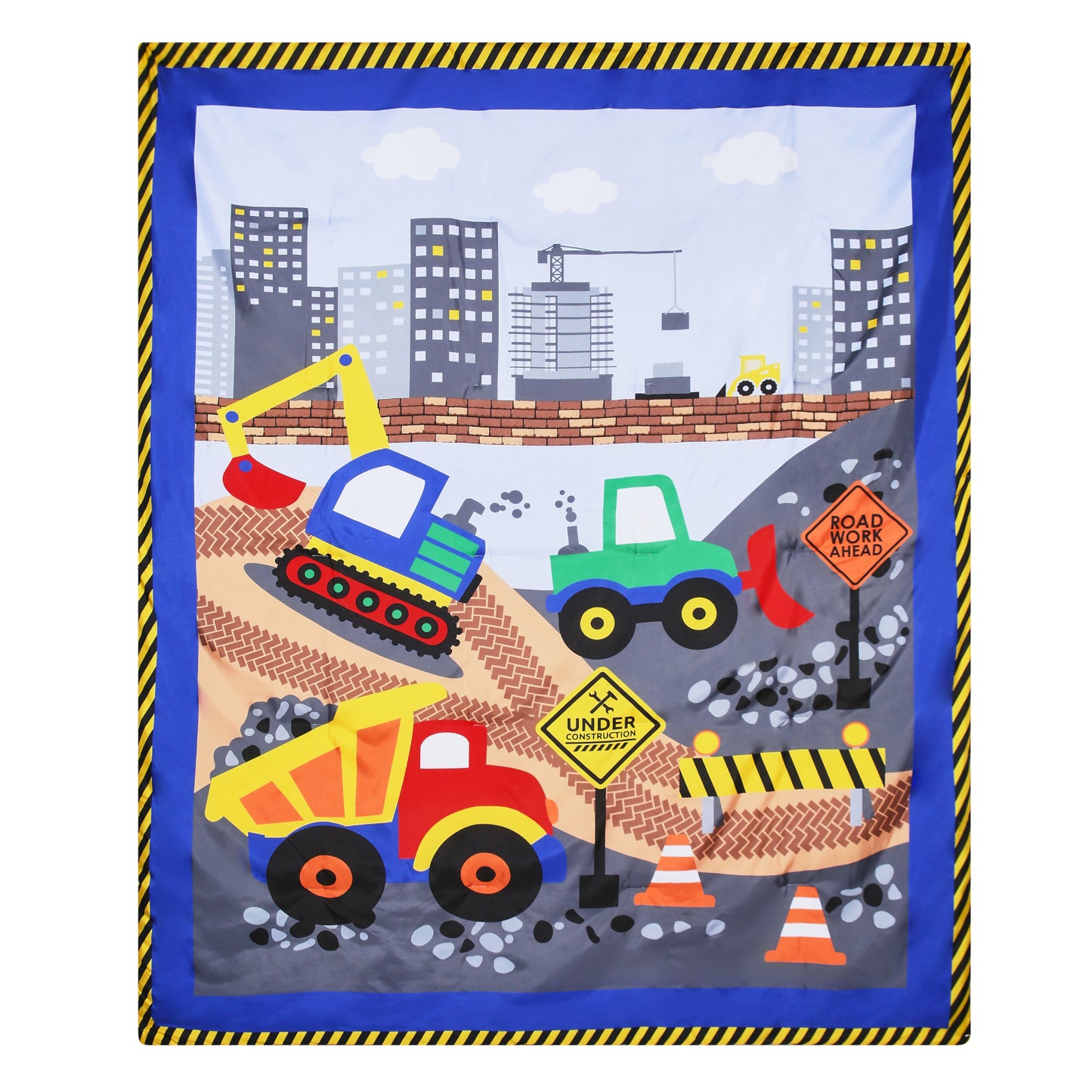 Construction Twin/Full Size Bed Comforter