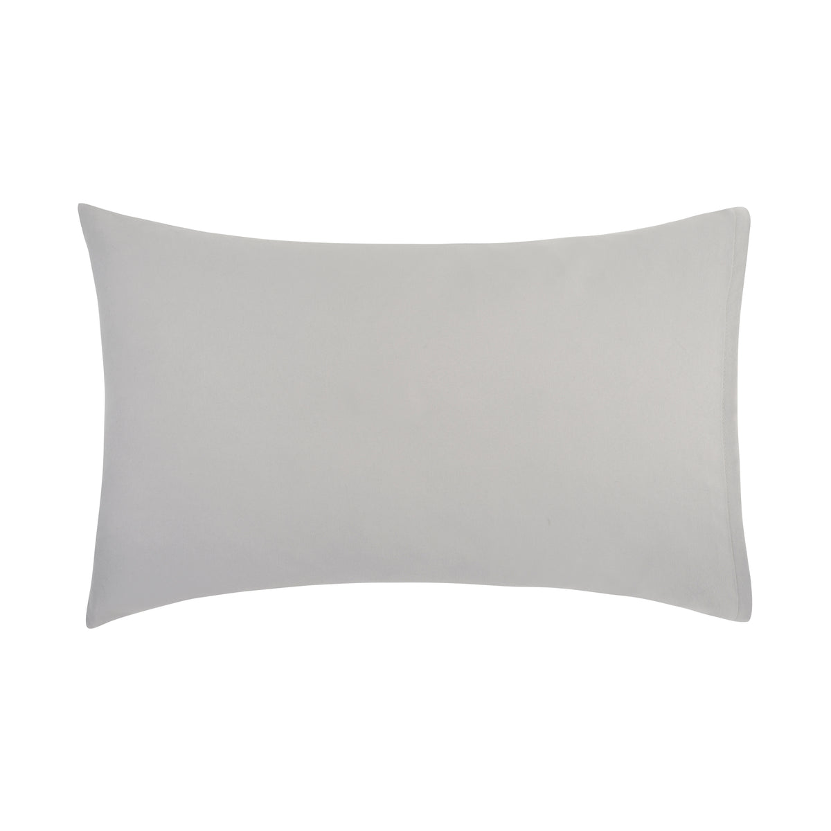 Everyday Kids Solid Soft Microfiber Toddler Pillowcases, 14 x 20 Inches, Blue and Grey, 2-Pack