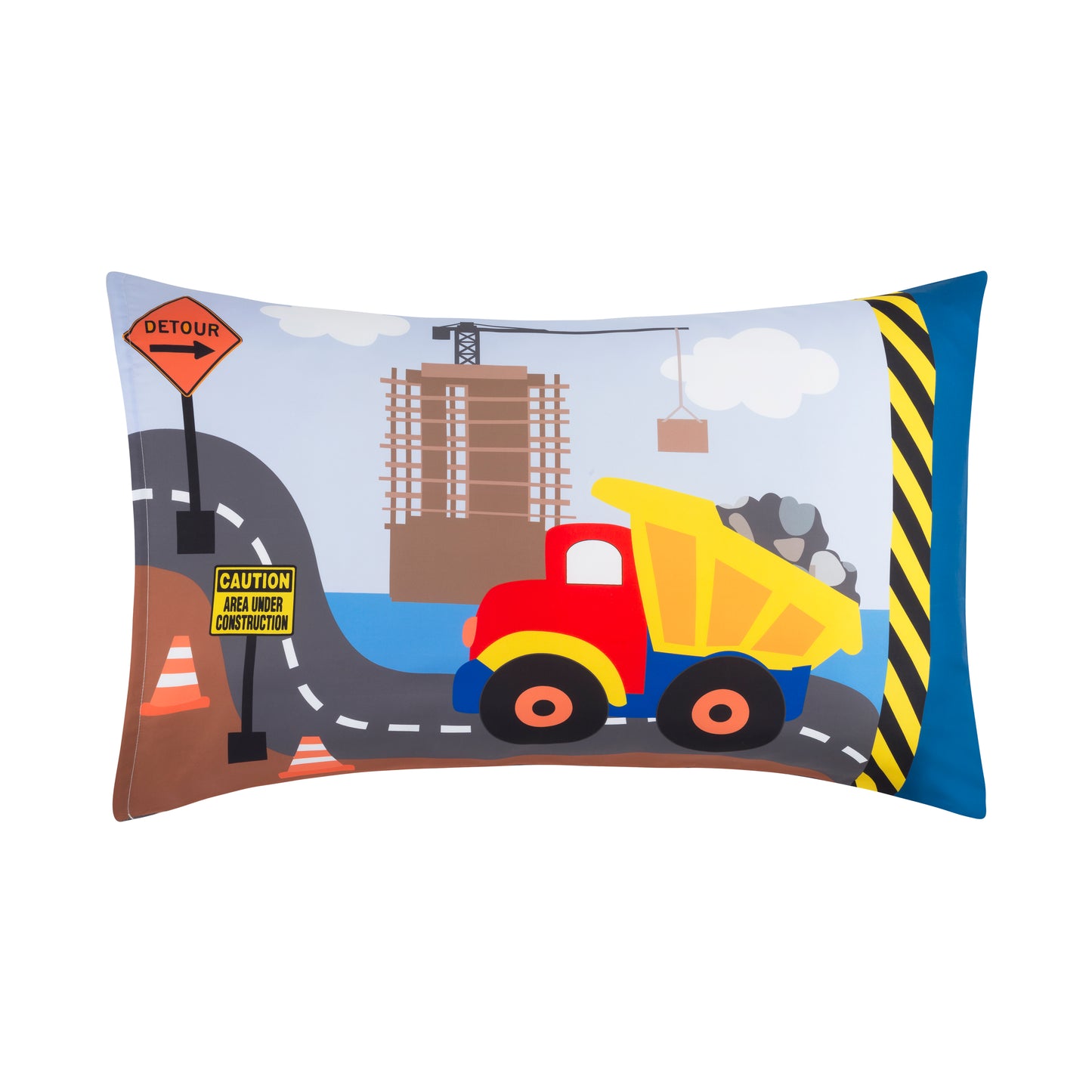 Under Construction Full Size Bed Sheet Set
