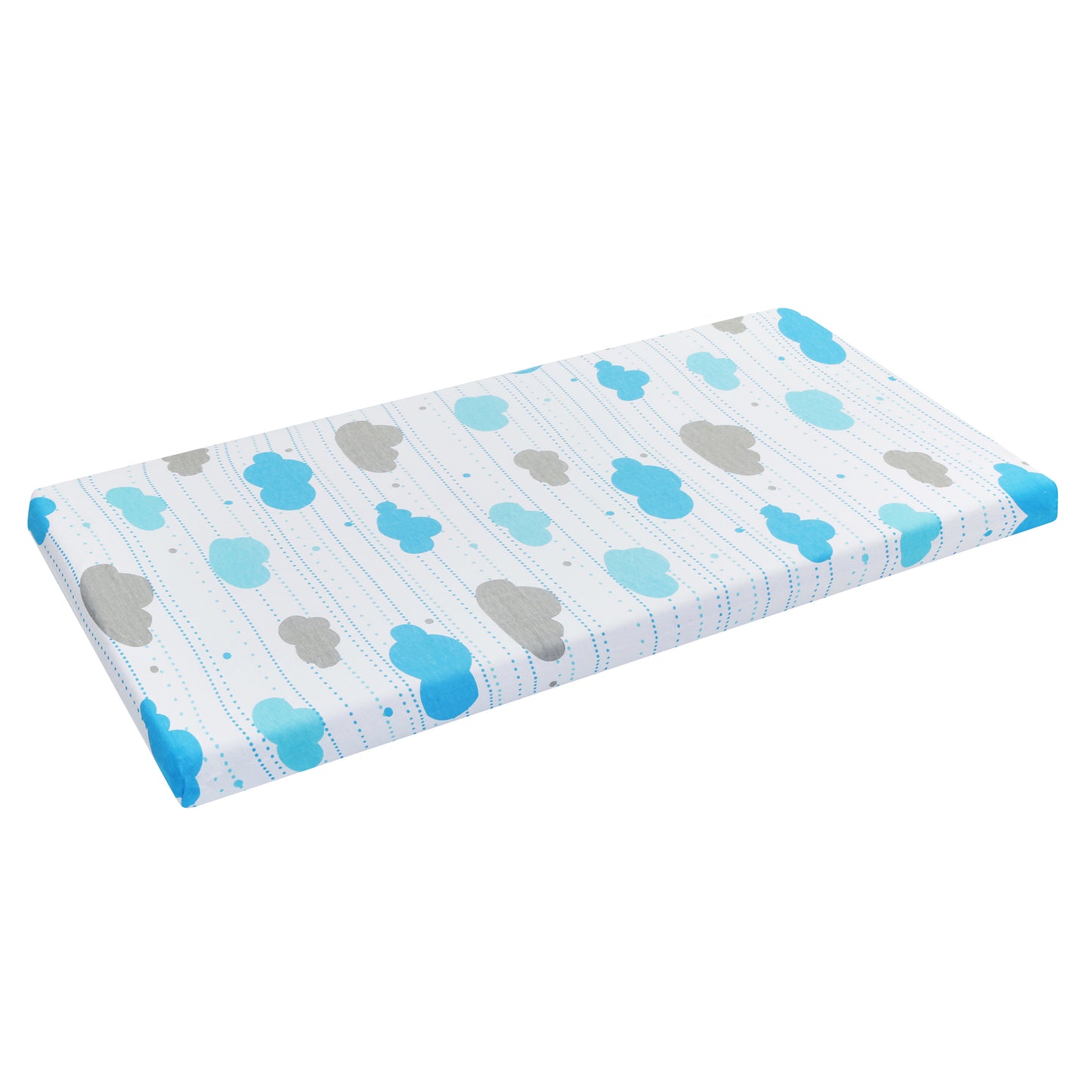 2 Pack Cotton Jersey Knit Cradle Sheet Set - Stars/Clouds