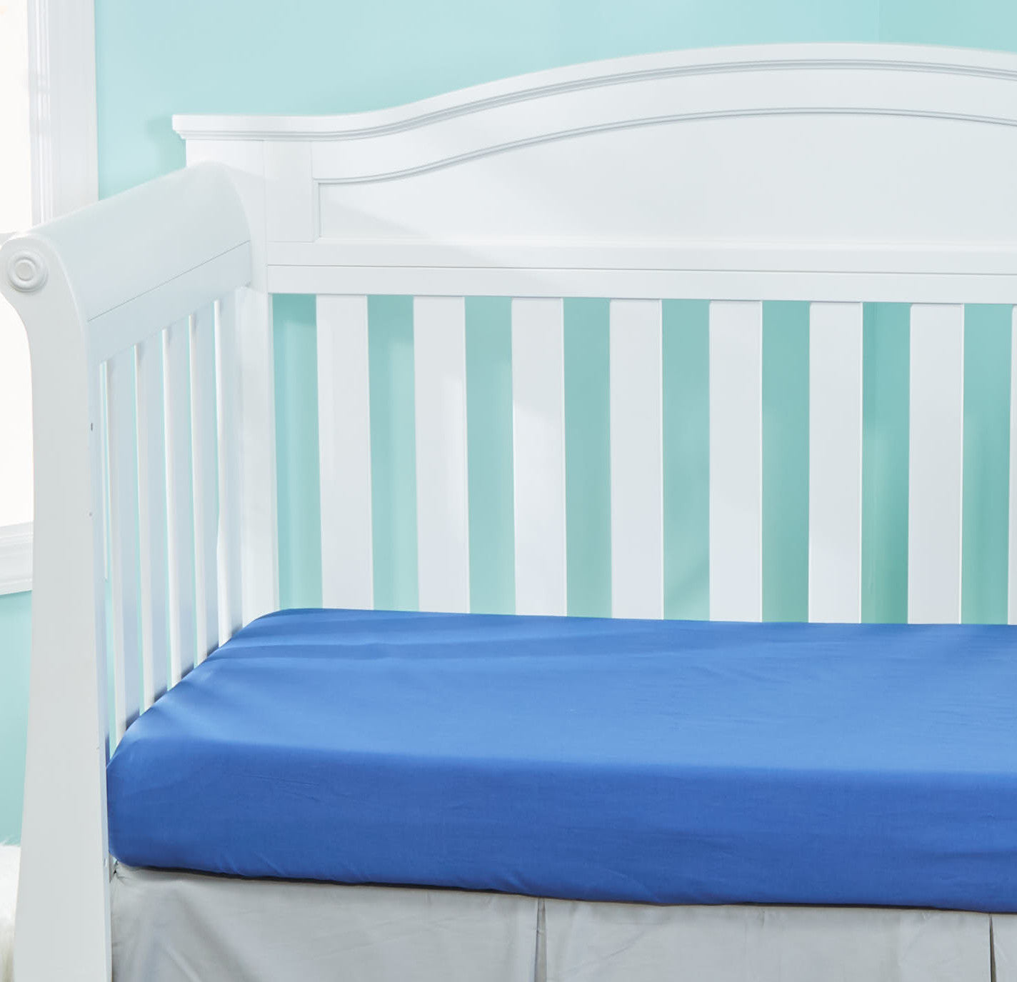 2 Pack Fitted Boys Crib Sheets - Jungle Sports/Blue