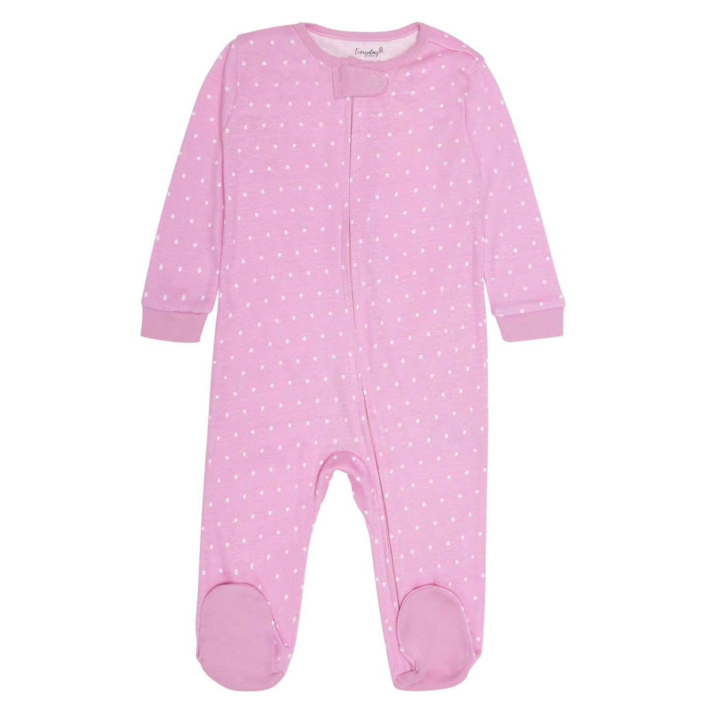 4 Pack Baby Girl Woodland Sleepers with Zippers - Newborn