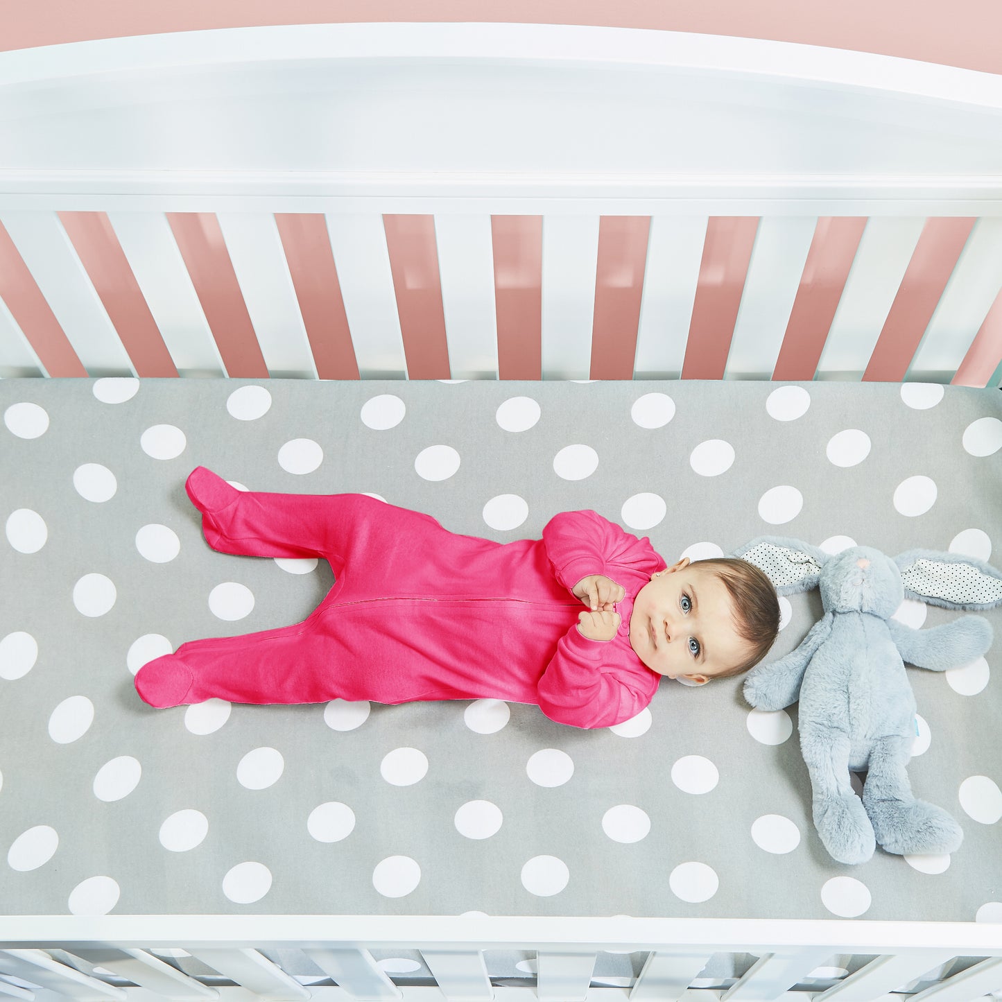 4 Pack Baby Girl Woodland Sleepers with Zippers - Newborn