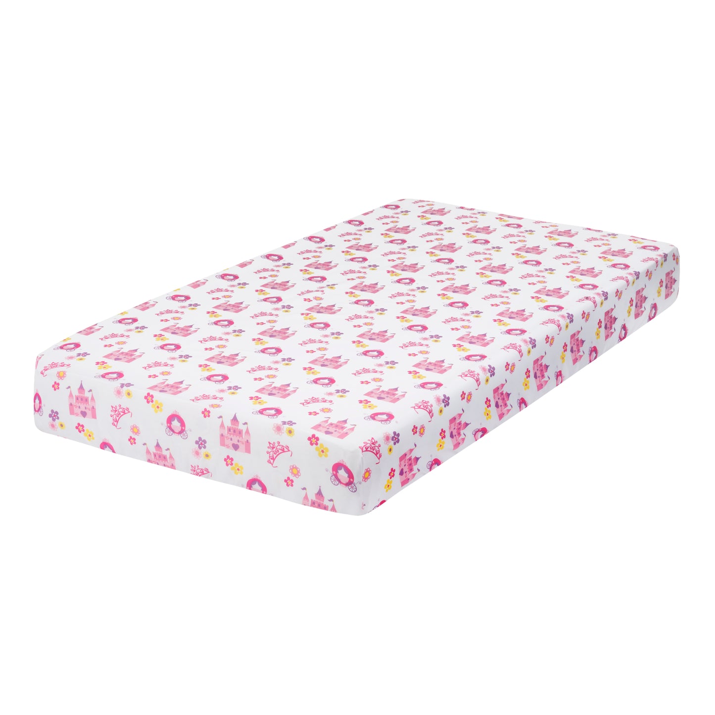 4 Piece Girls Crib Bedding Set -Princess Storyland