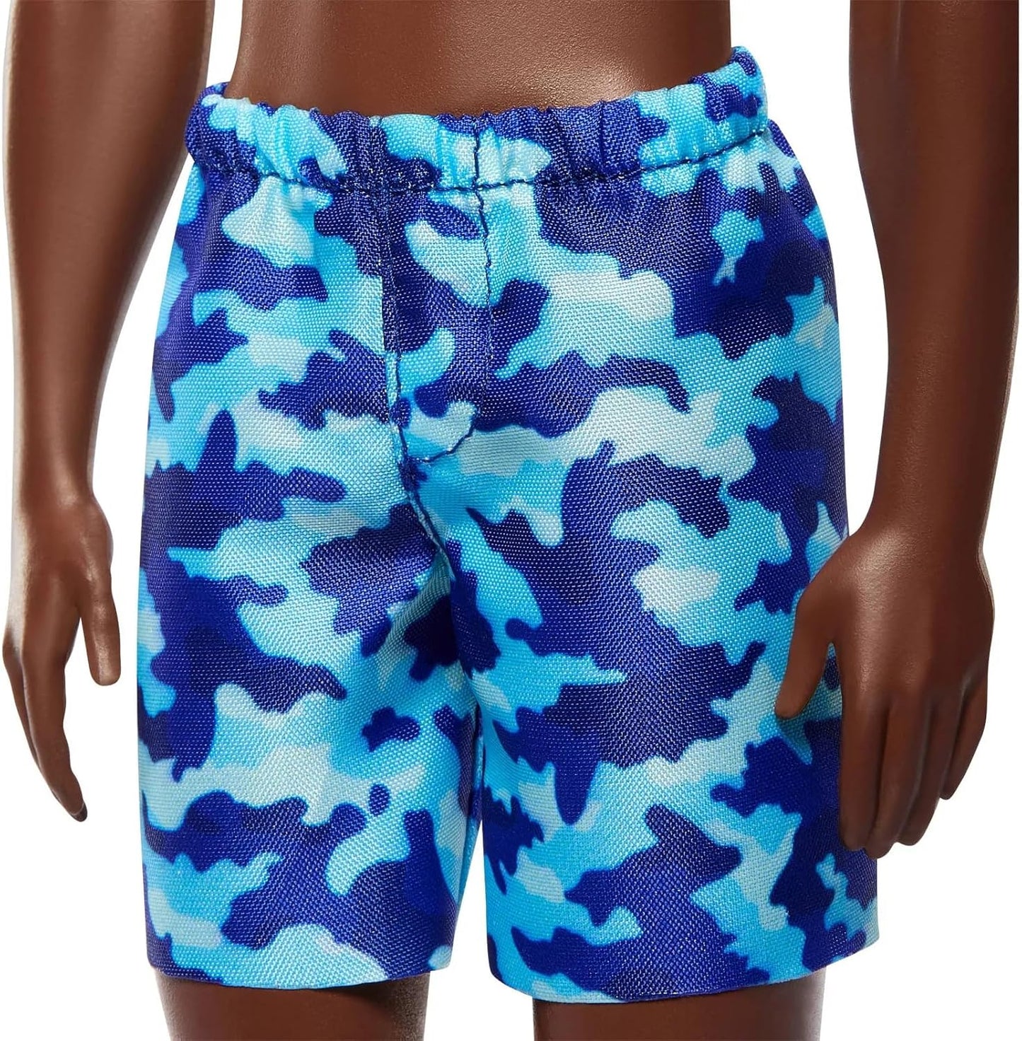 Barbie Ken Beach Doll with Blue Camo Swim Trunks, Summer Pool and Beach Toy