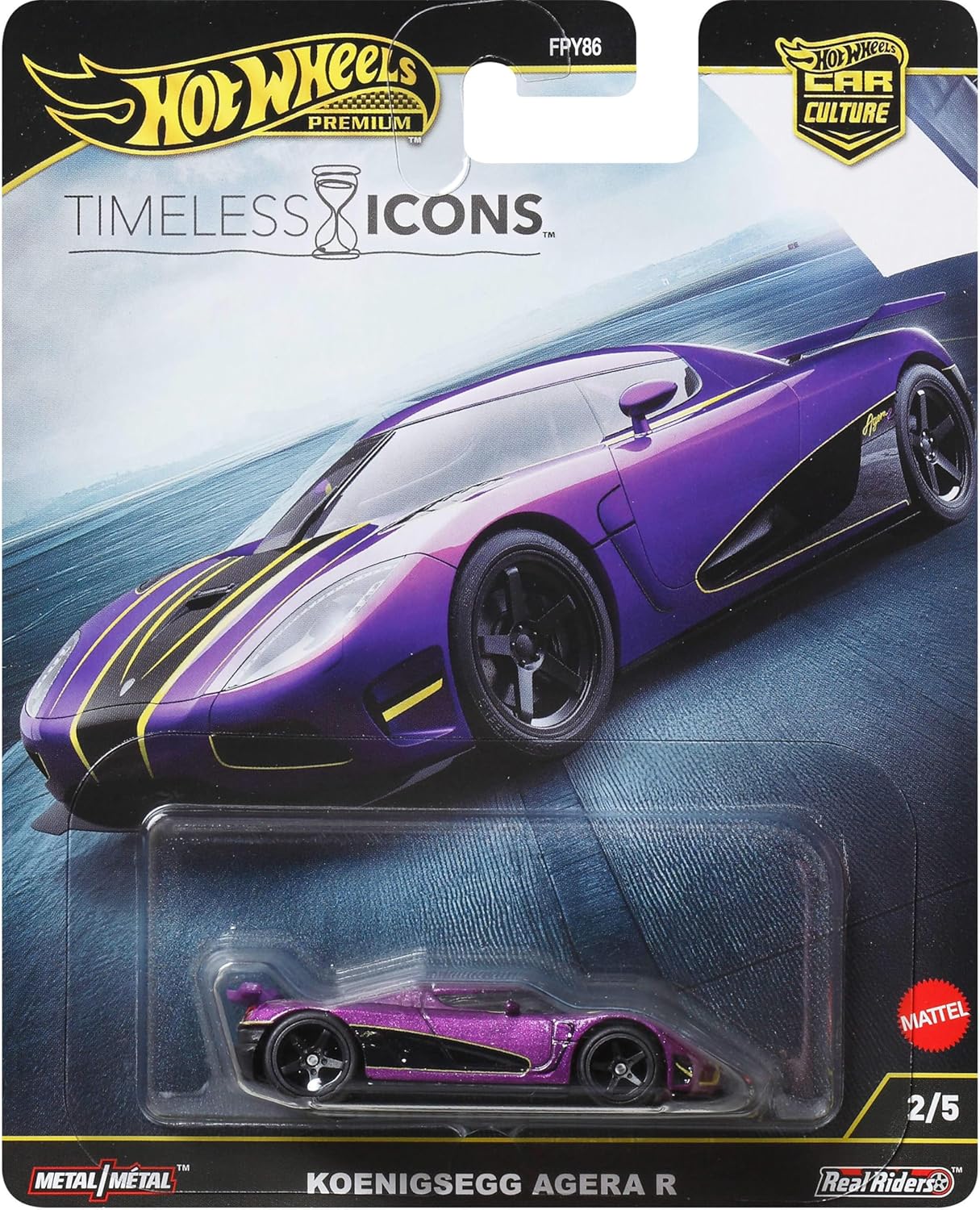 Hot Wheels Premium Car Culture Timeless Icons Koenigsegg Agera R – 1:64 Die-Cast Collectible