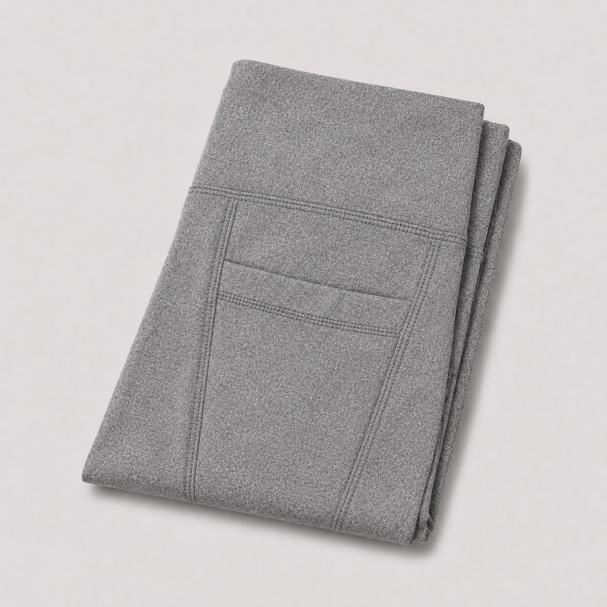 New York Laundry Women's 7/8 High-Waisted Leggings with Side Pockets, Heather Grey