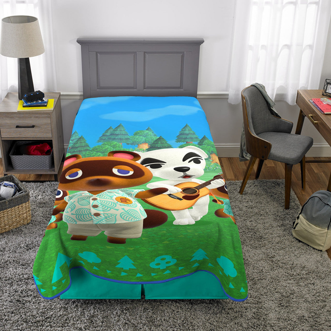 Animal Crossing Blanket, 62" x 90"