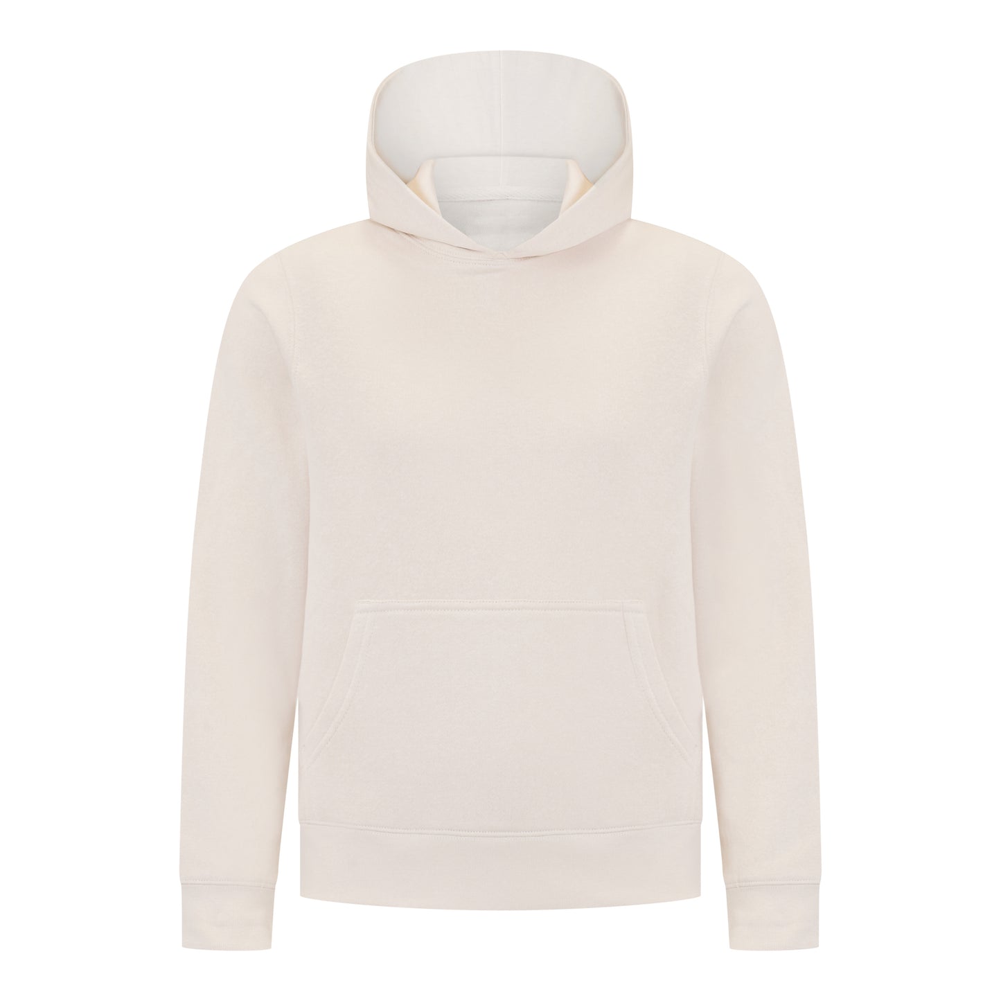 EVERYDAY KIDS All-Season Off-White Pullover Hoodie – Warm Fleece Sweatshirt with Hood – Ideal for School, Outdoor Play, or Travel – Girls Hoodie