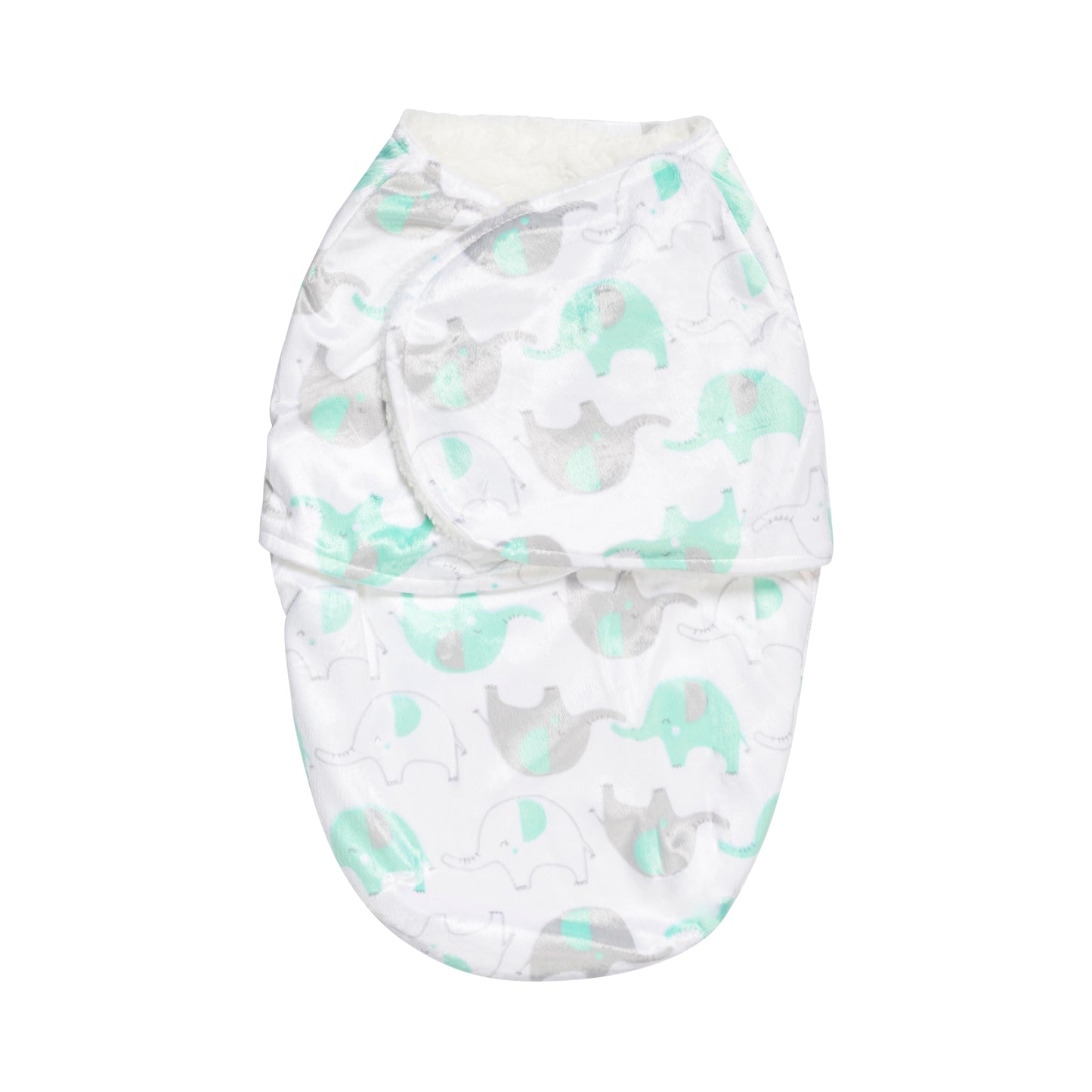 Green Elephant Baby Swaddle