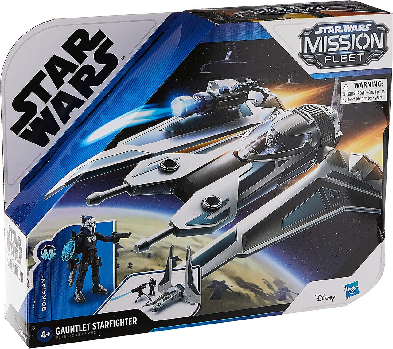 Star Wars Mission Fleet Stellar Class Bo-Katan Gauntlet Starfighter
