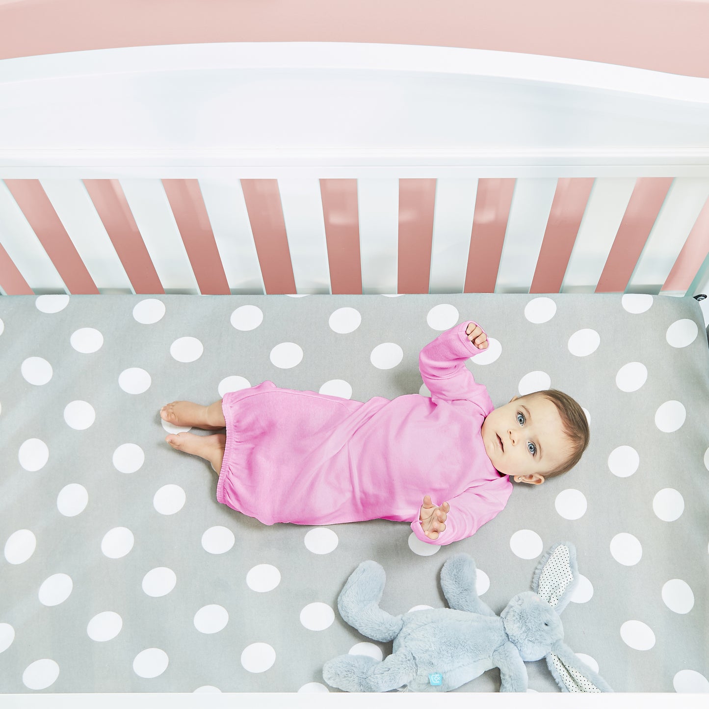 EVERYDAY KIDS 4 Pack of Soft Cotton Newborn Baby Sleeper Gowns 0-6 Months; Newborn Sleeper Sacks
