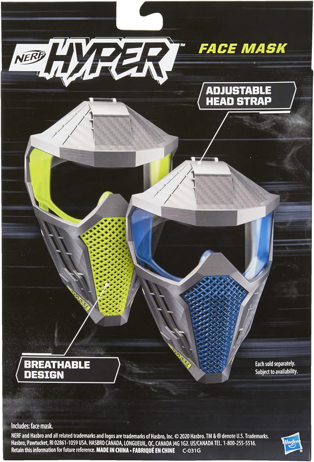 NERF Hyper Face Mask - Blue