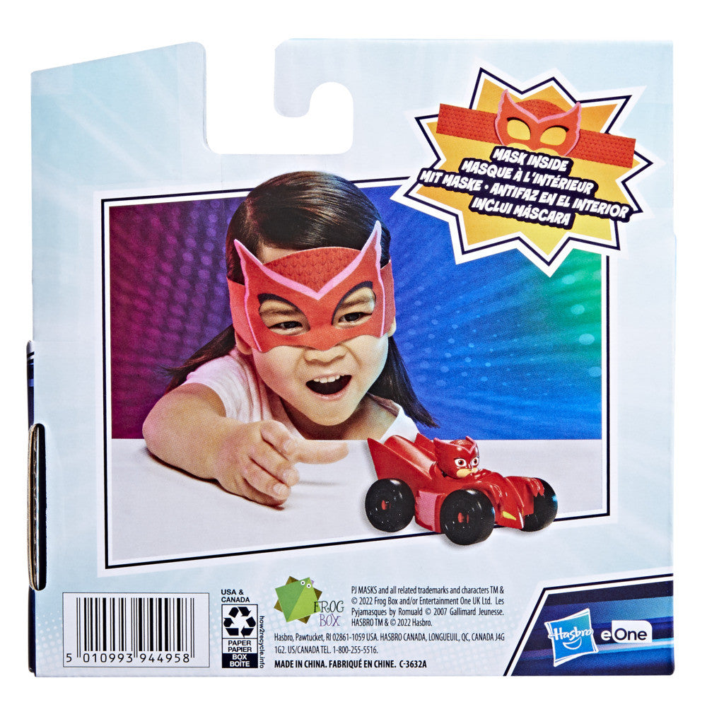 PJ Masks Hero Car and Mask Set - Owlette