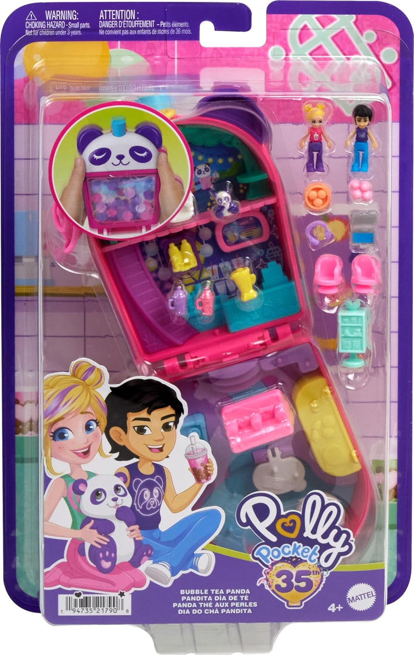 Polly Pocket Dolls & Playset, Bubble Tea Panda