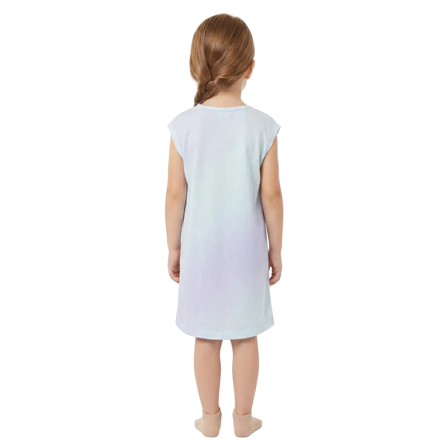 Disney Frozen Elsa and Anna Girls Nightgown – Sleeveless Character Sleep Dress Pajamas