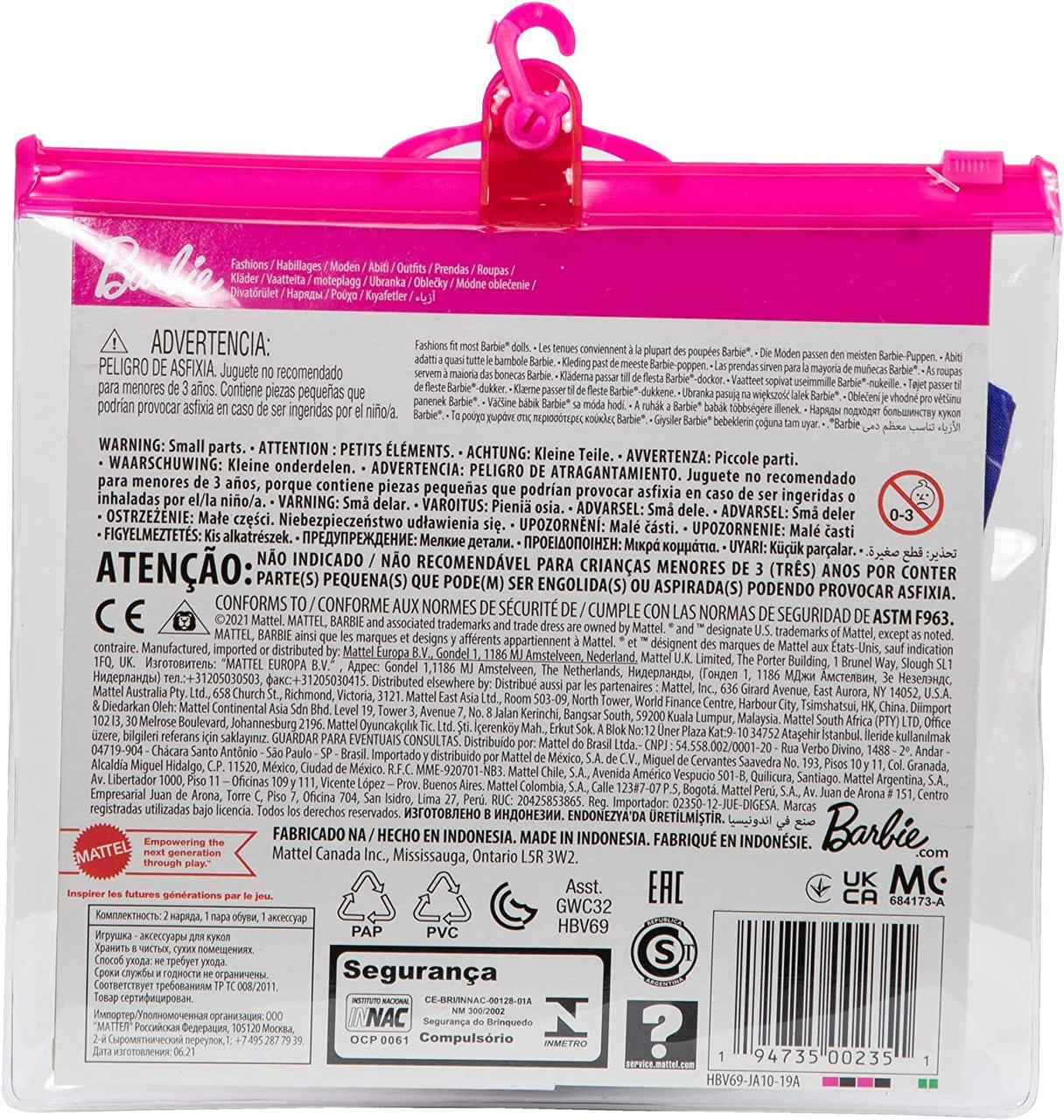 Barbie "GRL PWR" Fashion Pack