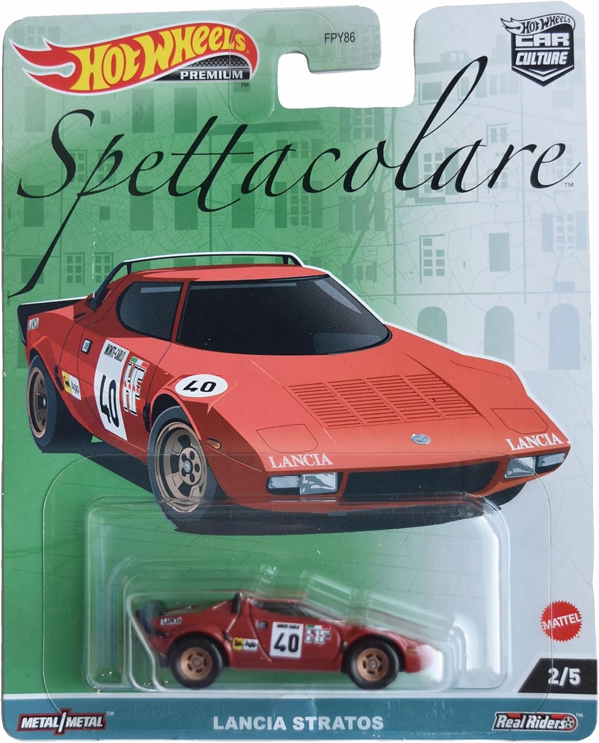Hot Wheels Car Culture Spettacolare Lancia Stratos