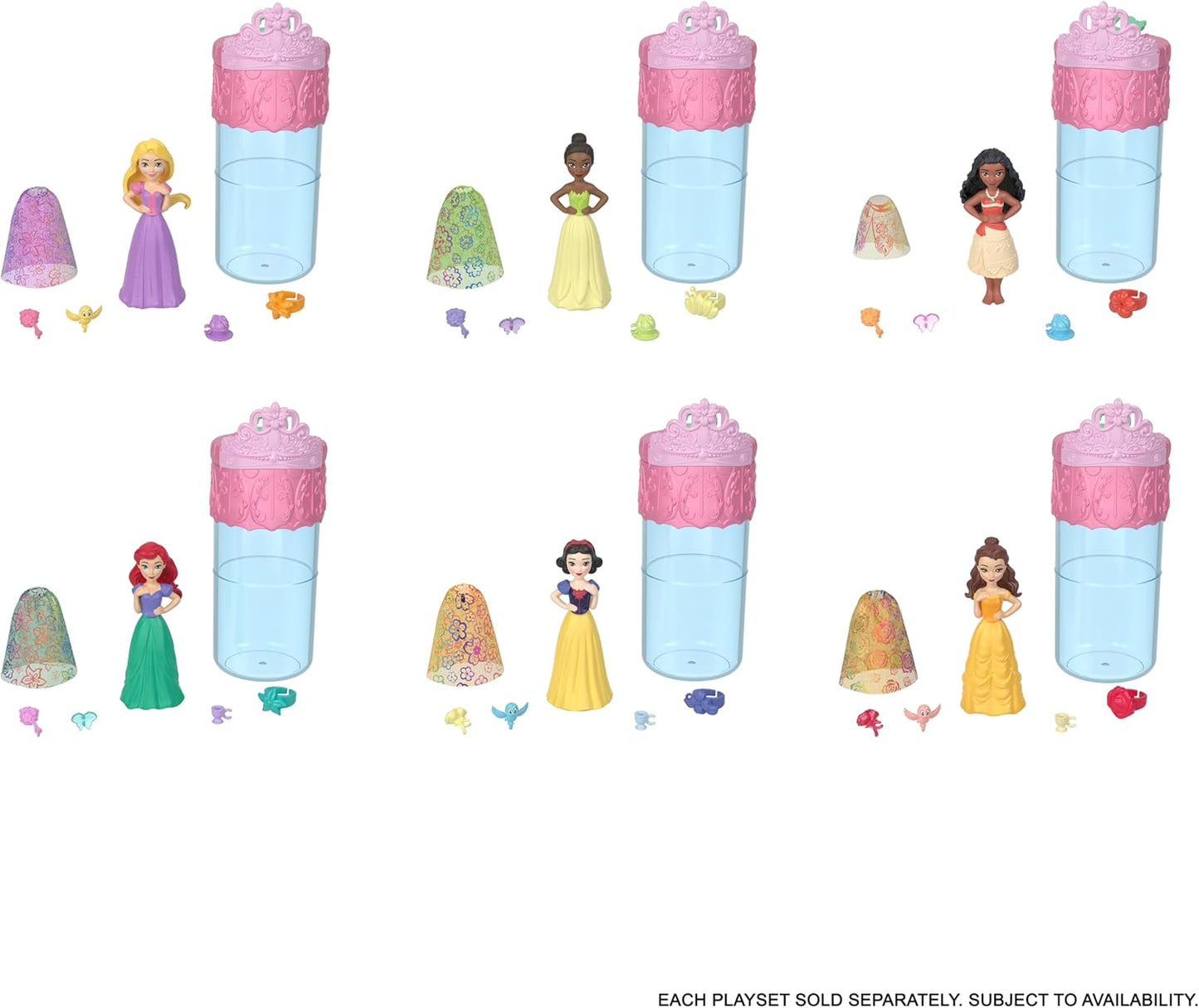 Disney Princess Royal Color Reveal Small Doll