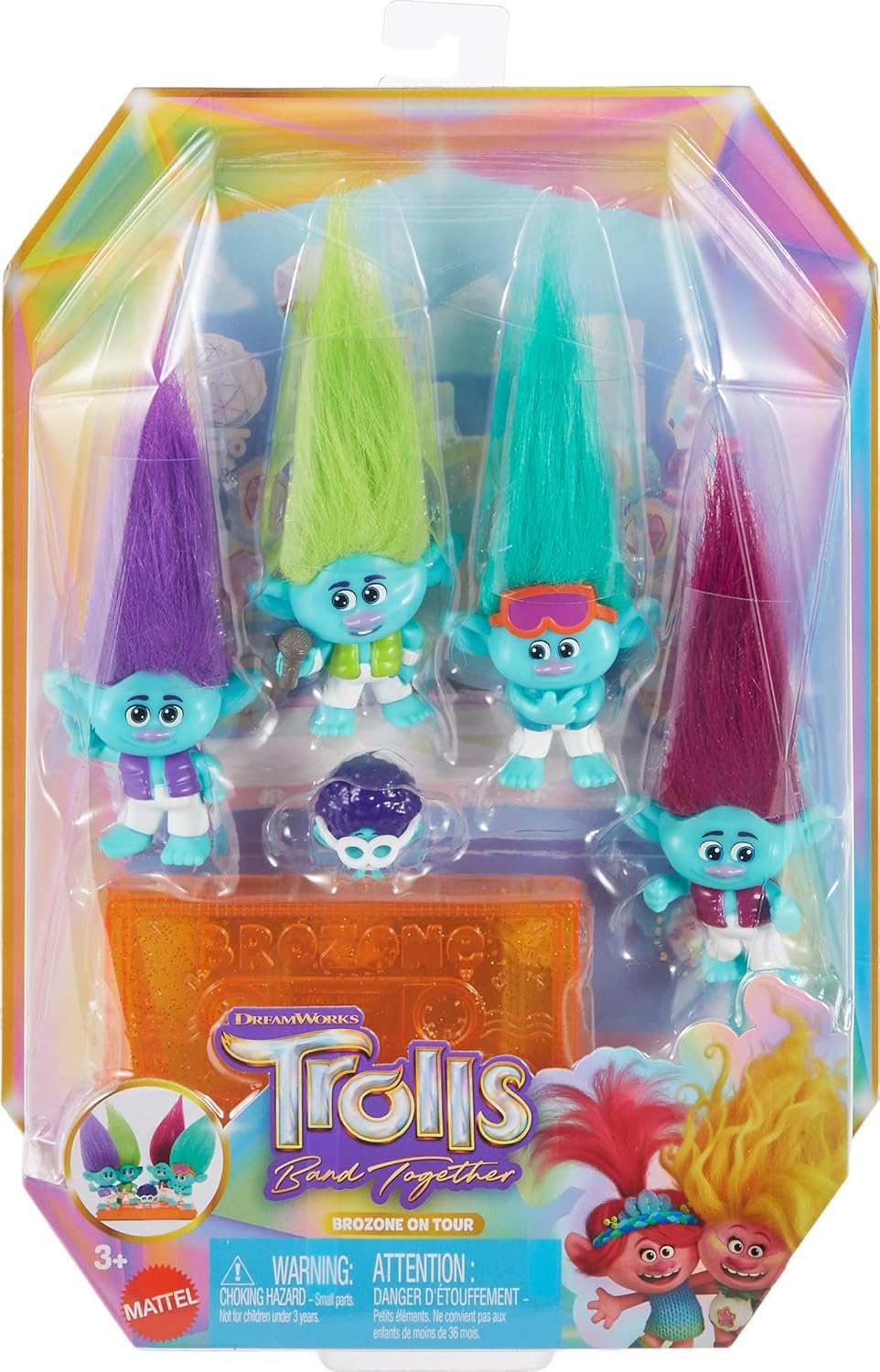 Trolls Band Together BroZone On Tour Set with 5 Small Dolls
