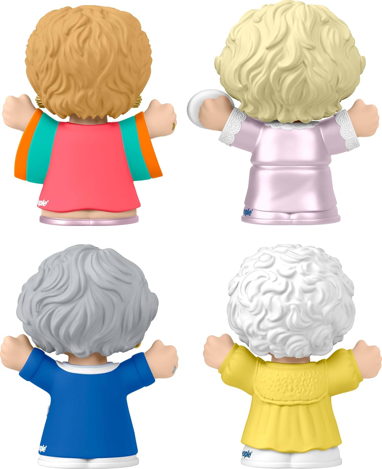 Little People Collector The Golden Girls Late Night Cheesecake 40th Anniversary Figure Set in Display Gift Box for Fans and Collectors