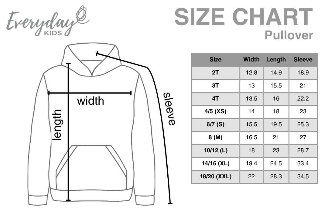 EVERYDAY KIDS All-Season Black Pullover Hoodie – Warm Fleece Sweatshirt with Hood – Ideal for School, Outdoor Play, or Travel – Boys Hoodie