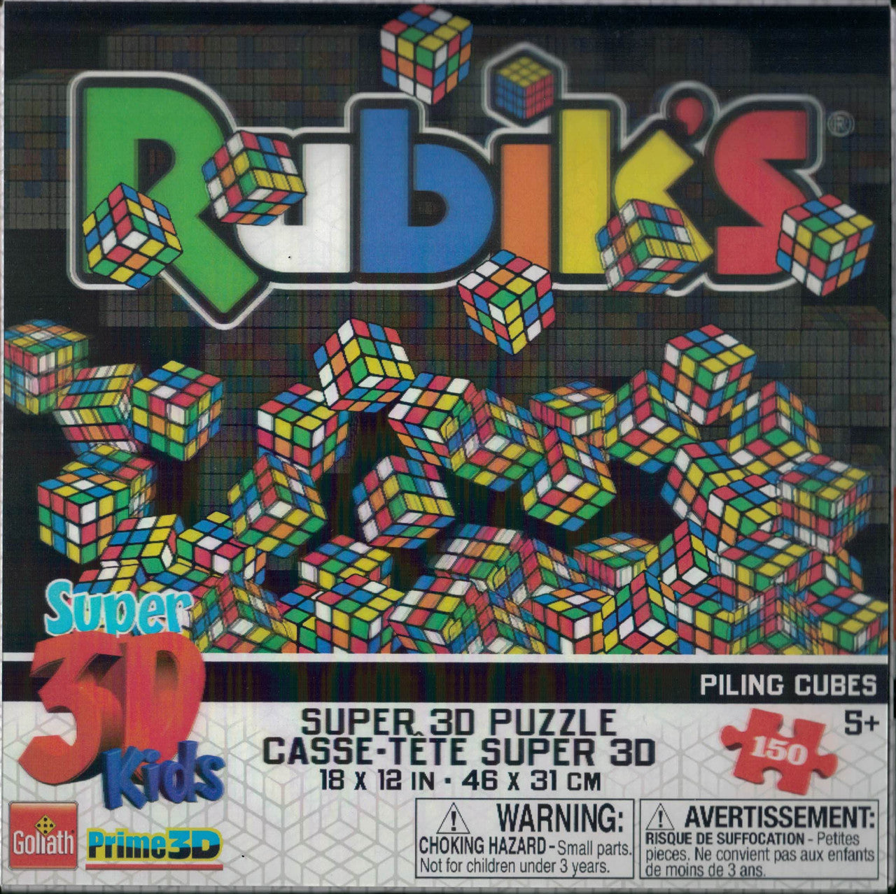 Rubik's Piling Cubes 150pc 3D Puzzle