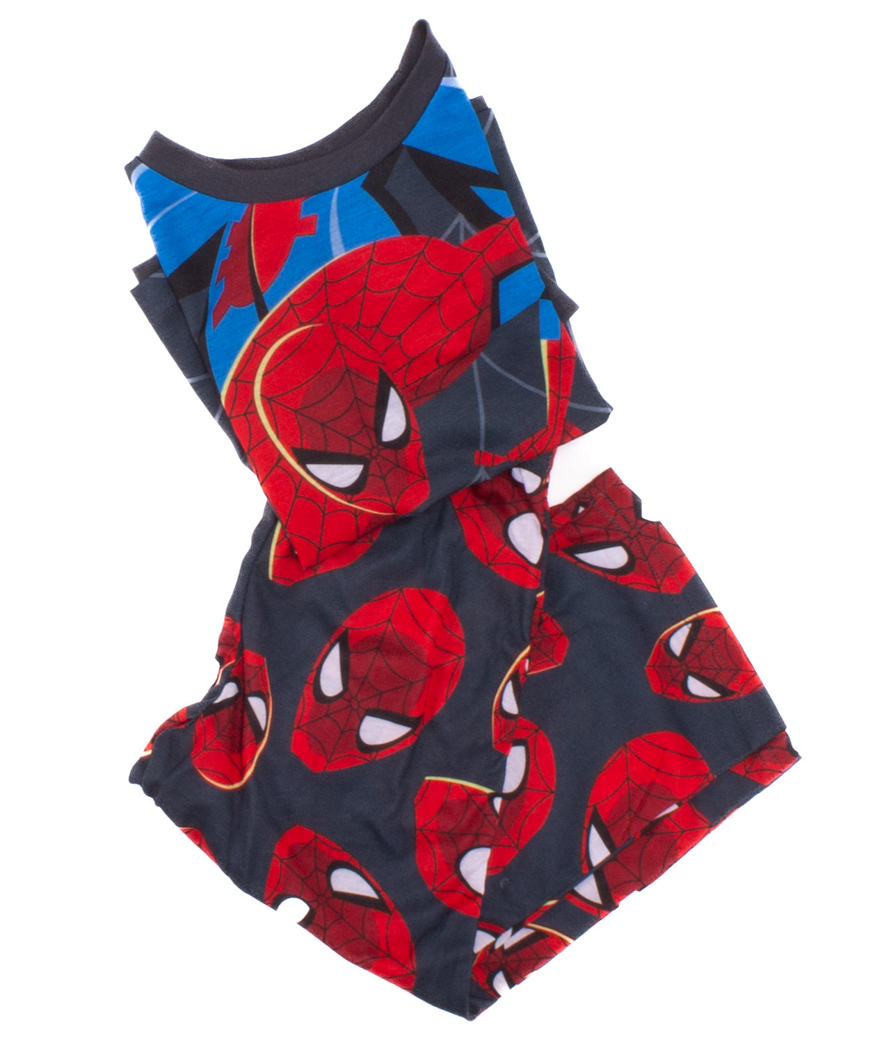 Marvel Spider-Man Boys 2-Piece Pajama Set Short Sleeve Top and Pants