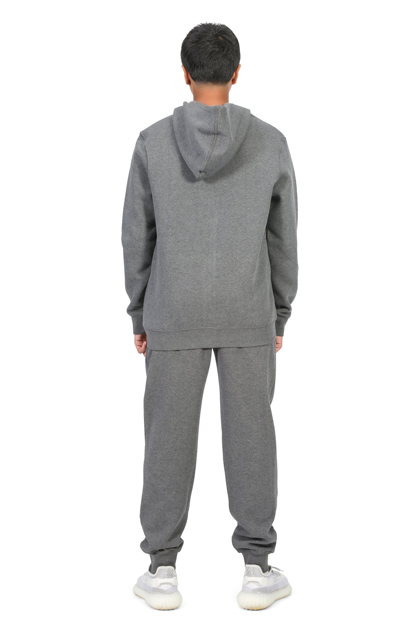 EVERYDAY KIDS Boys Charcoal Gray Zip-Up Hoodie – Soft Fleece Jacket with Hood – All-Season Kids Sweatshirt for School, Play, or Layering