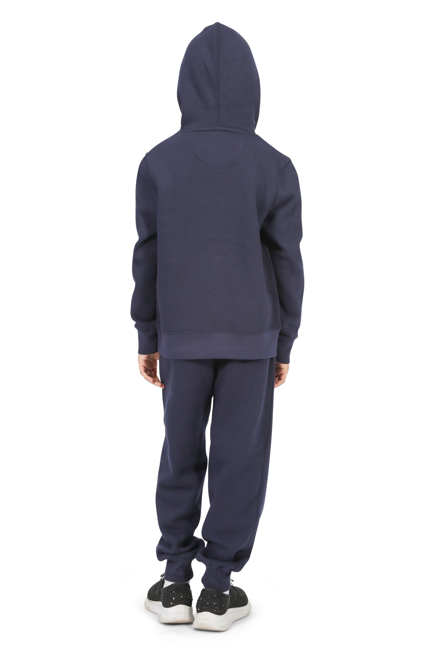 EVERYDAY KIDS All-Season Navy Pullover Hoodie – Warm Fleece Sweatshirt with Hood – Ideal for School, Outdoor Play, or Travel – Girls Hoodie