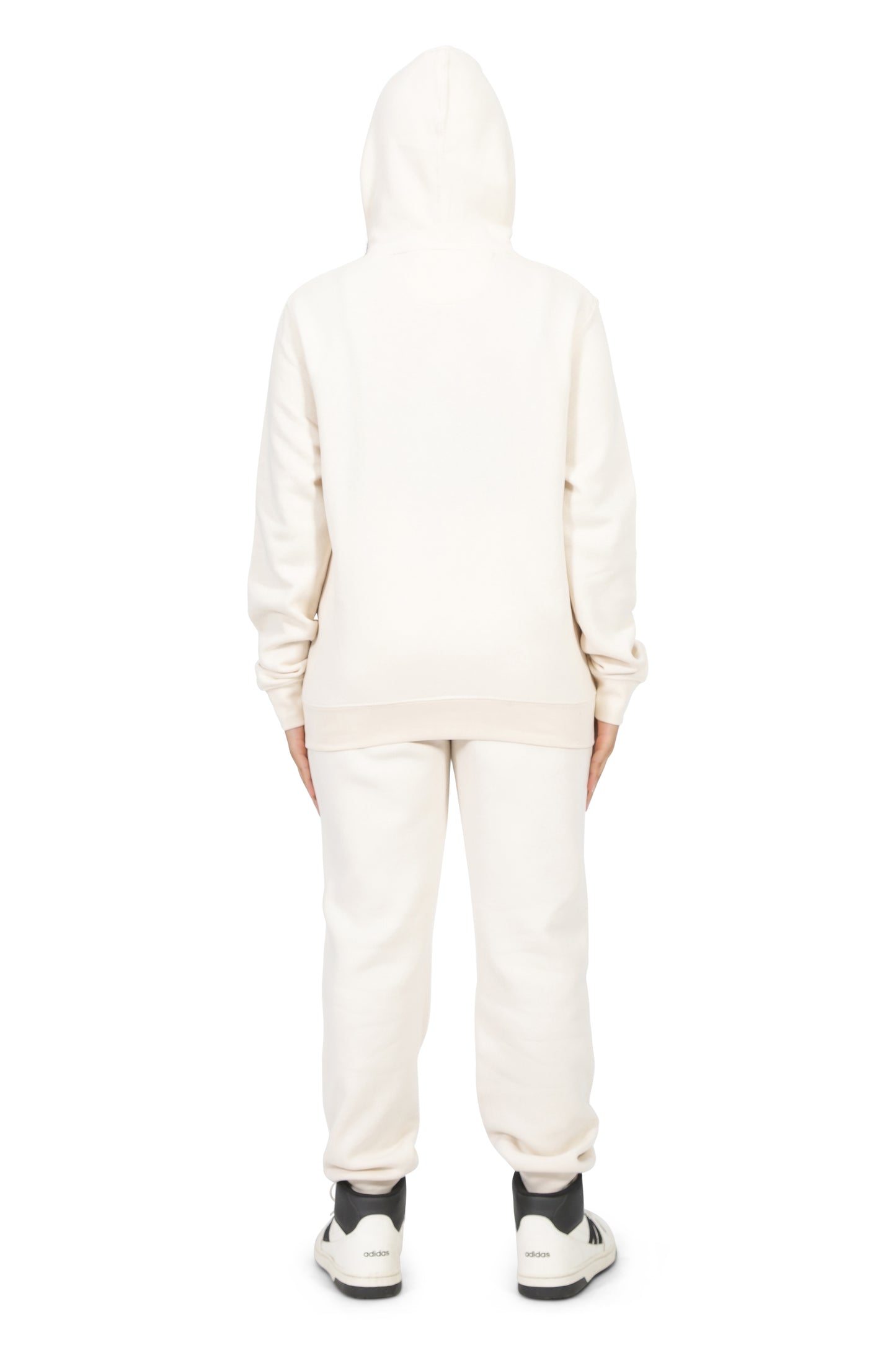 EVERYDAY KIDS All-Season Off-White Pullover Hoodie – Warm Fleece Sweatshirt with Hood – Ideal for School, Outdoor Play, or Travel – Girls Hoodie