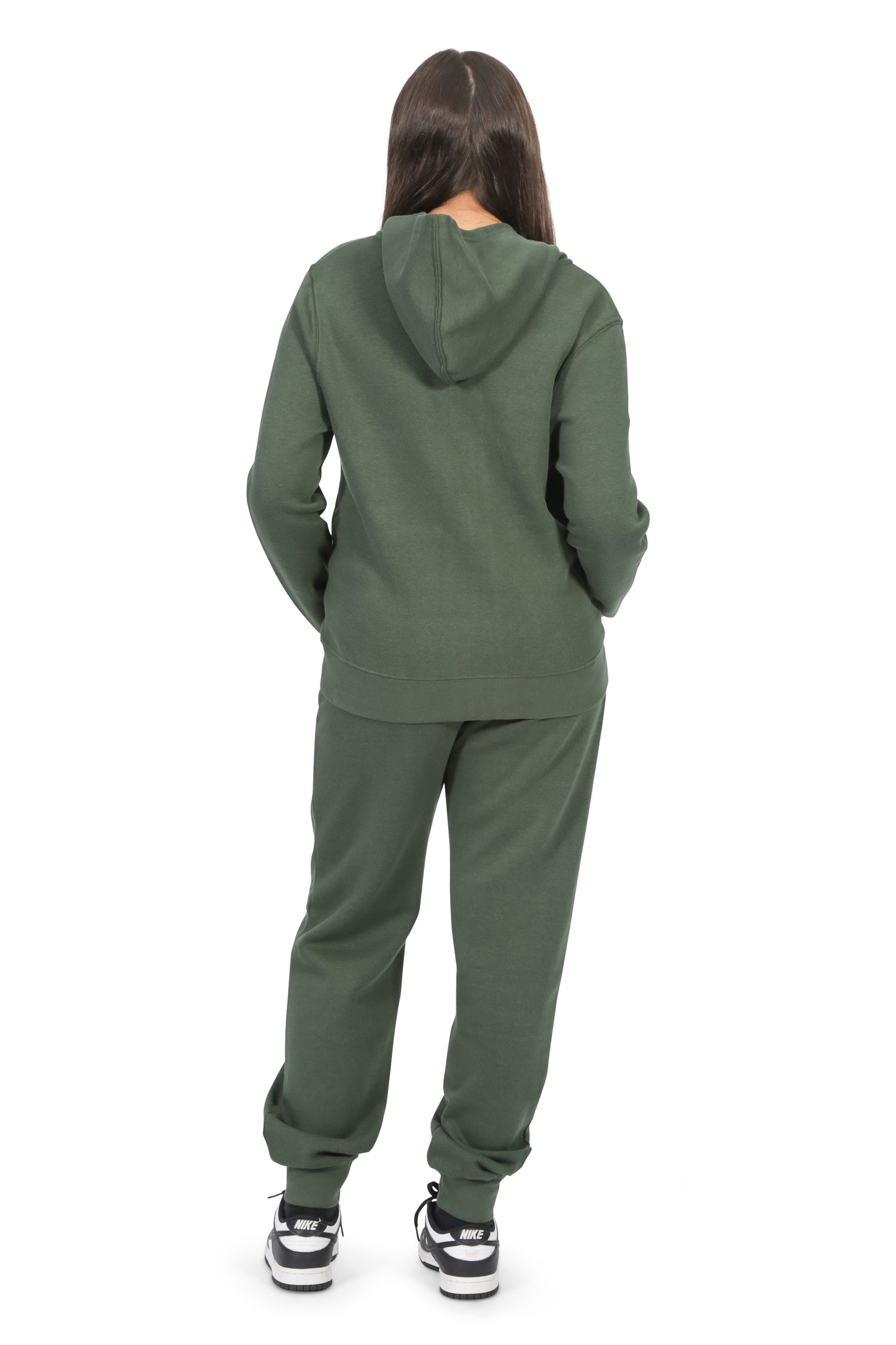 EVERYDAY KIDS Girls Green Zip-Up Hoodie – Soft Fleece Jacket with Hood – All-Season Kids Sweatshirt for School, Play, or Layering