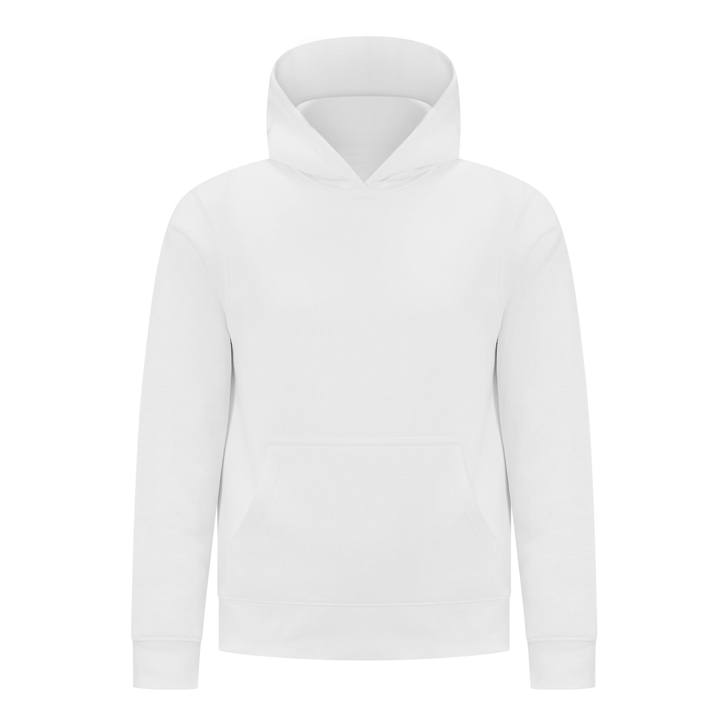 EVERYDAY KIDS All-Season White Pullover Hoodie – Warm Fleece Sweatshirt with Hood – Ideal for School, Outdoor Play, or Travel – Girls Hoodie