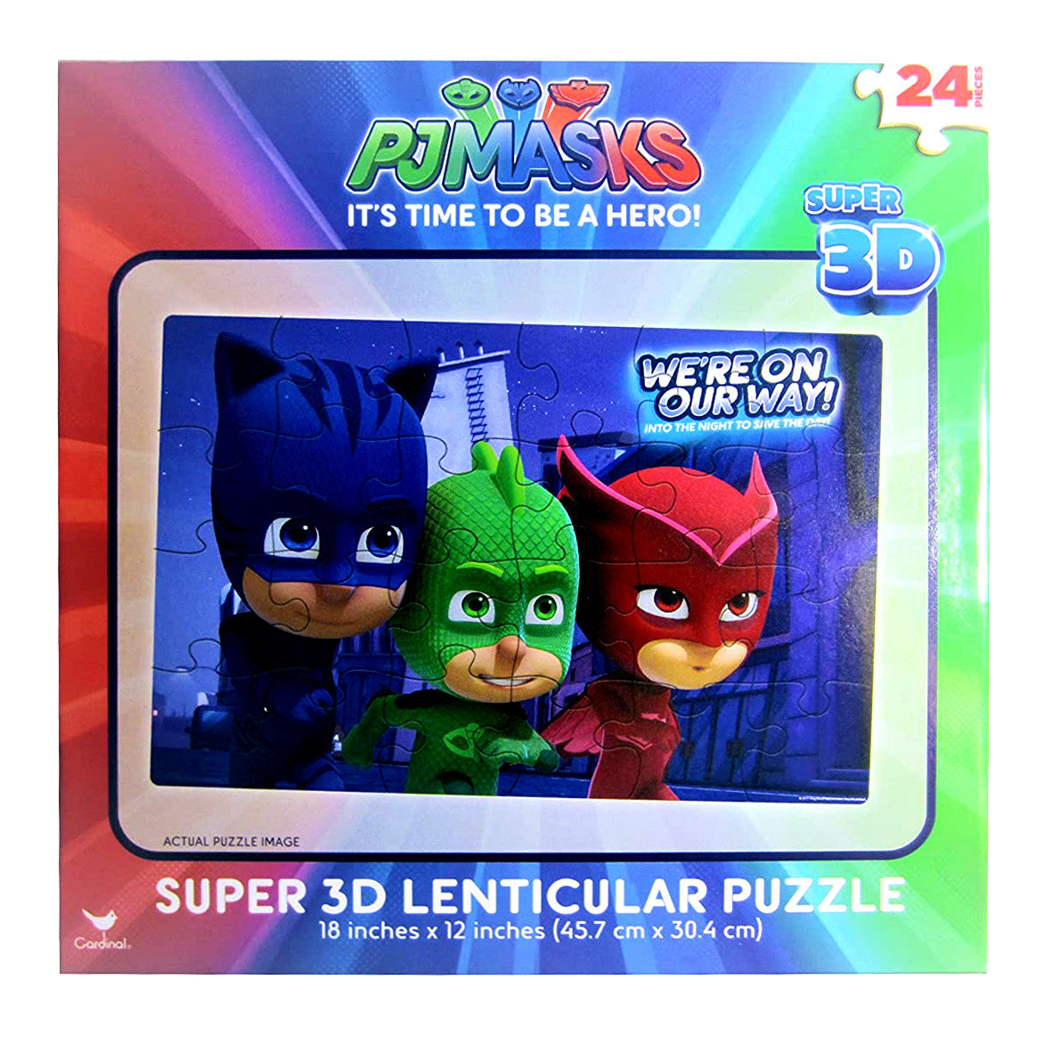 PJMASKS Super 3D Lenticular Puzzle