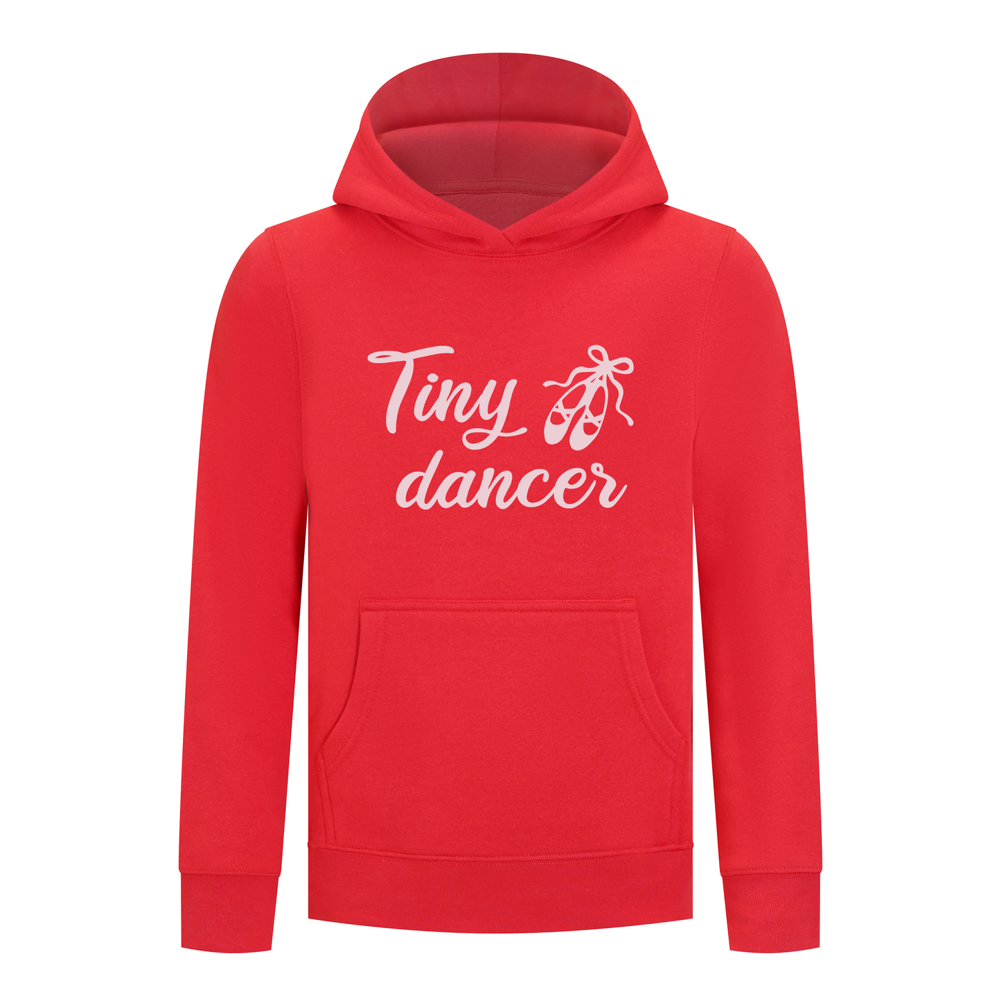 Everyday Kids Ballerina Tiny Dancer Girls Pullover Hoodie – Pink Ballet Slippers Sweatshirt