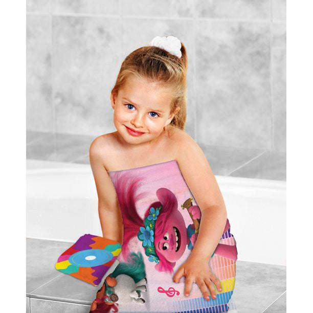 Trolls World Tour 2 Pieces Bath Towel And Washcloth Set