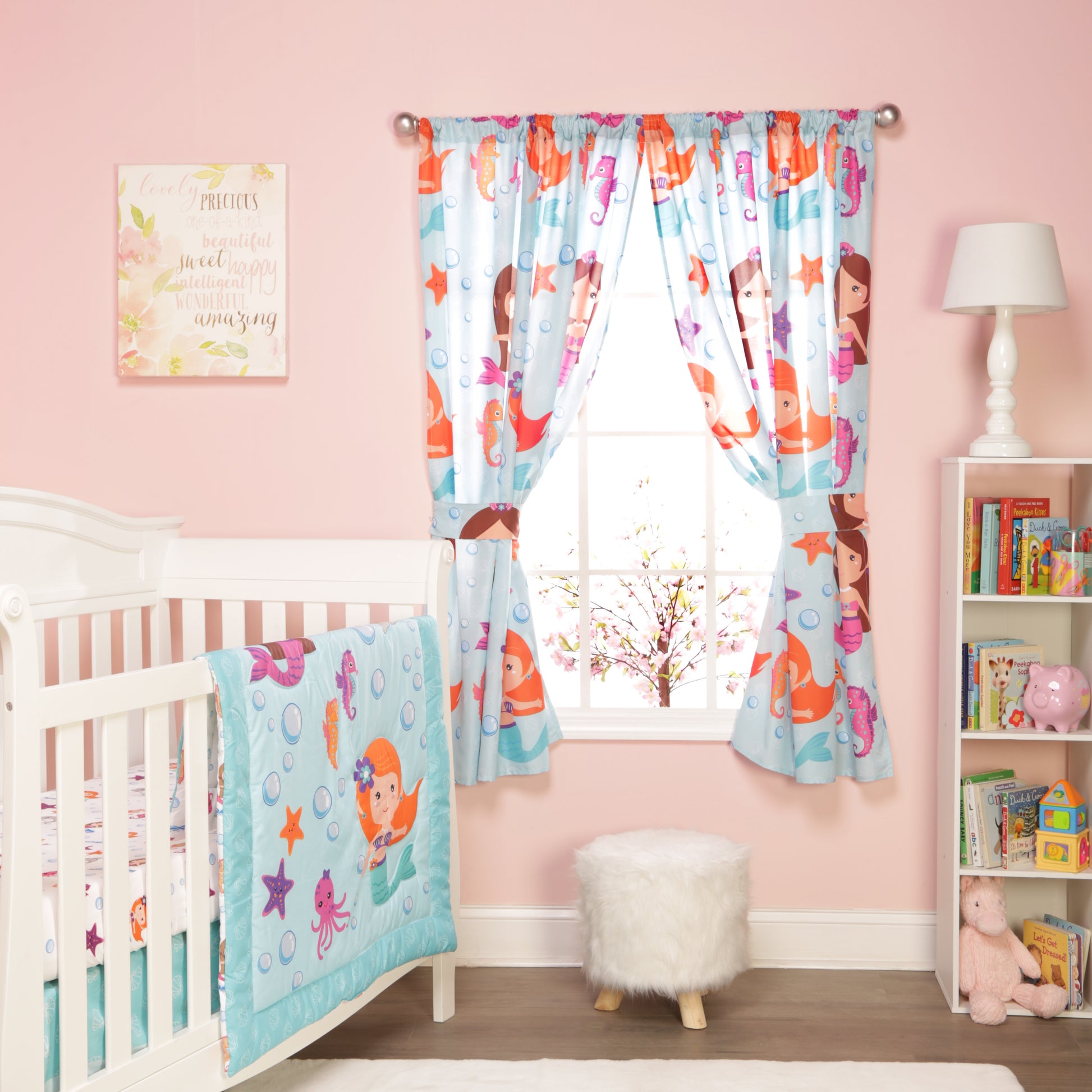 Crib Bedding Window Drapes