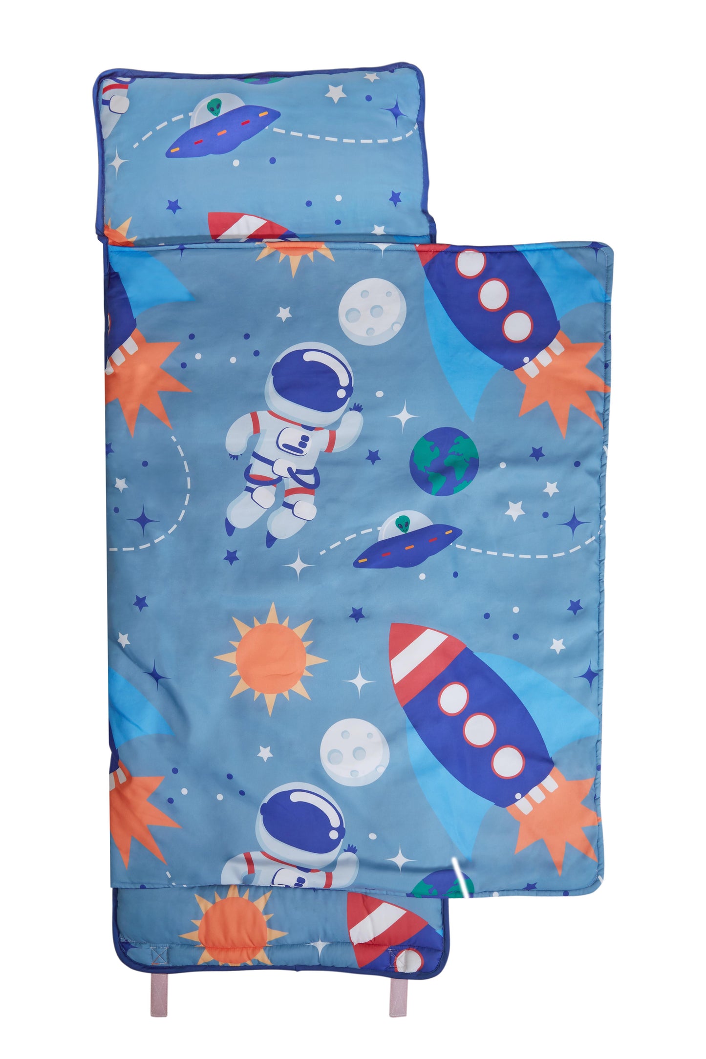 Outer Space Adventures Nap Mat with Pillow product view
