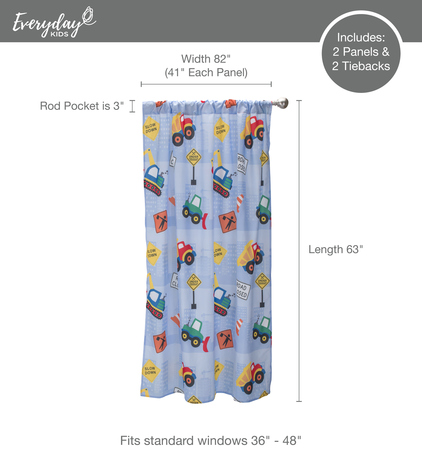 Toddler Bedding Window Drapes