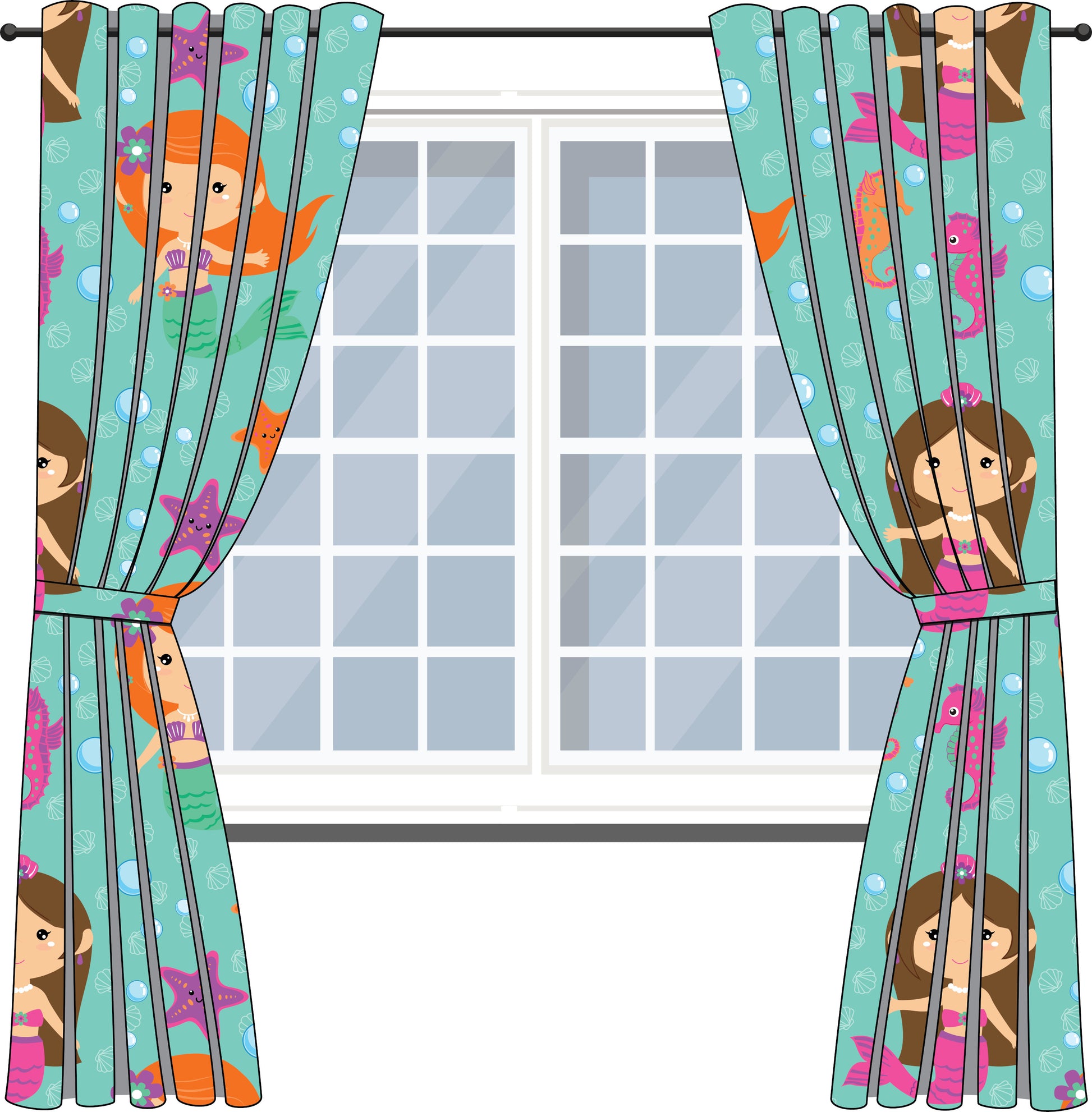 Crib Bedding Window Drapes