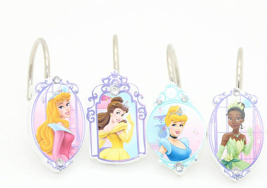Disney Princess Shower Curtain Hooks Kids Girls