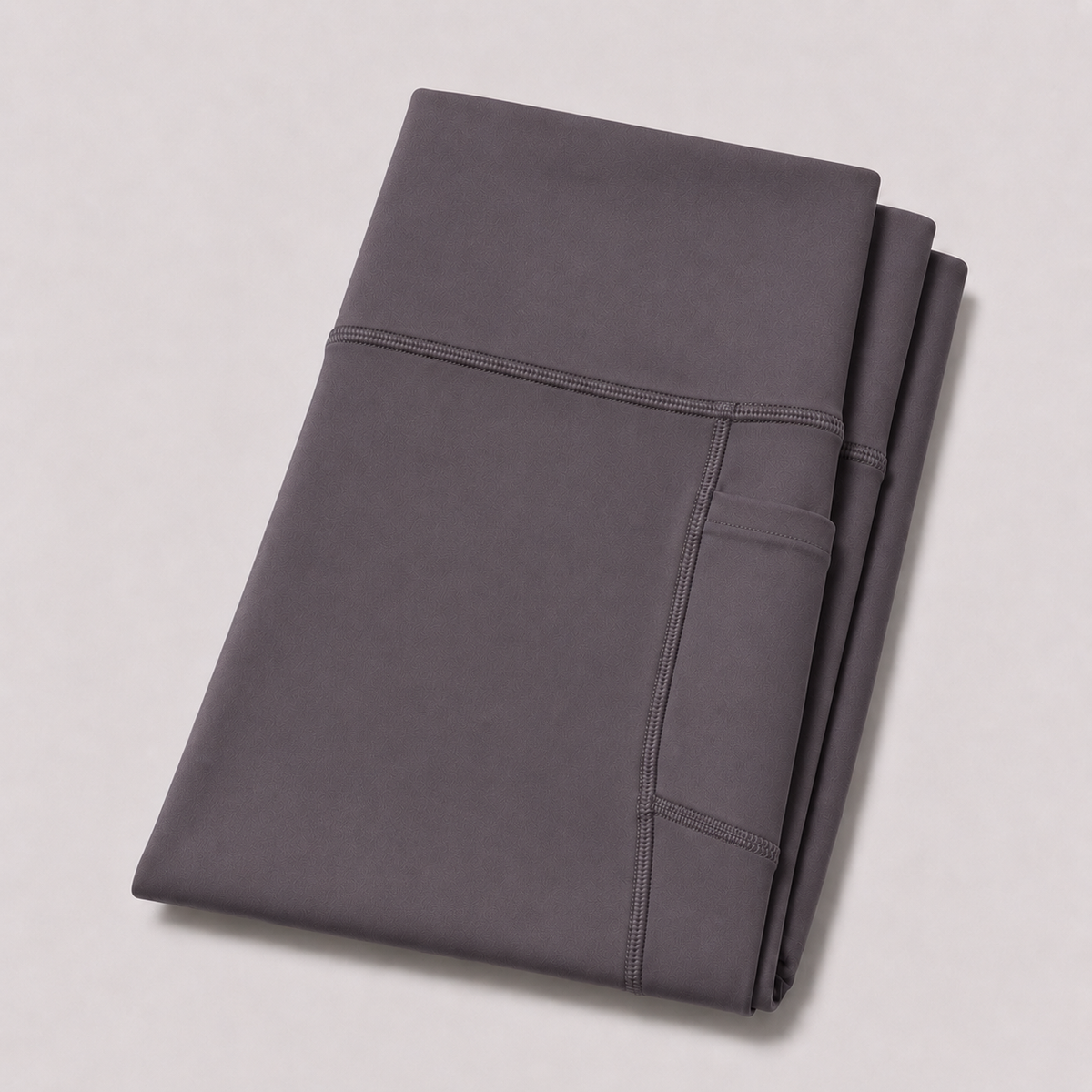 New York Laundry Women's 7/8 High-Waisted Leggings with Side Pockets, Charcoal Grey