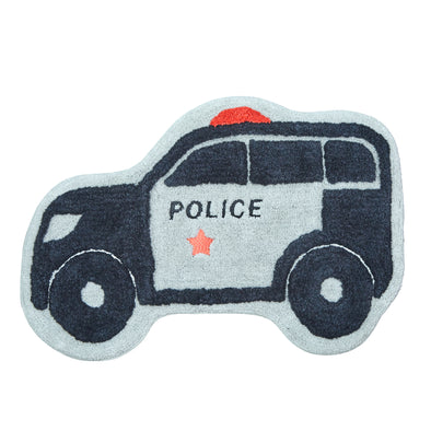 Police Car Bedroom or Bathroom Rug - 30x20 in