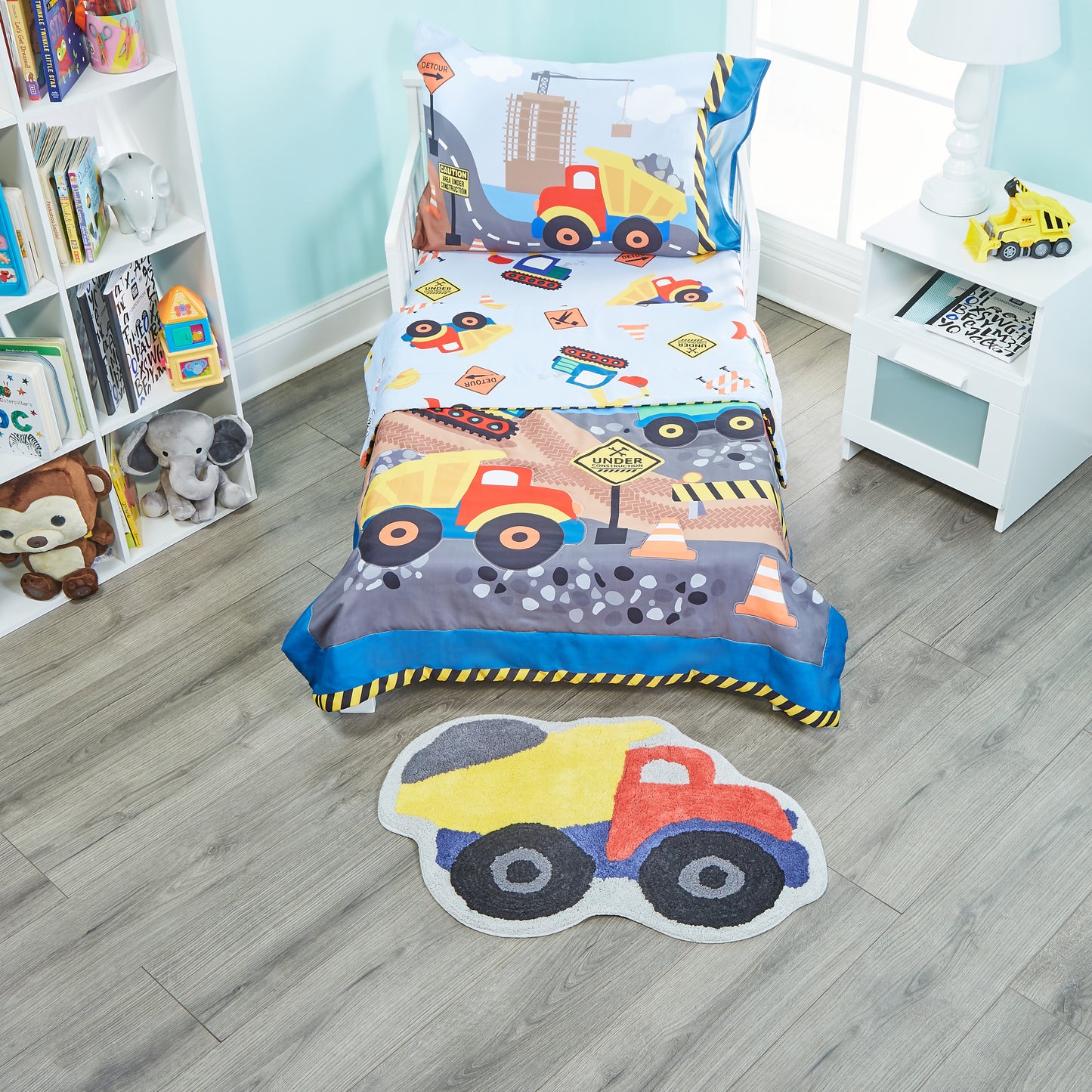 Construction Dump Truck Bedroom or Bathroom Rug - 30x20 in