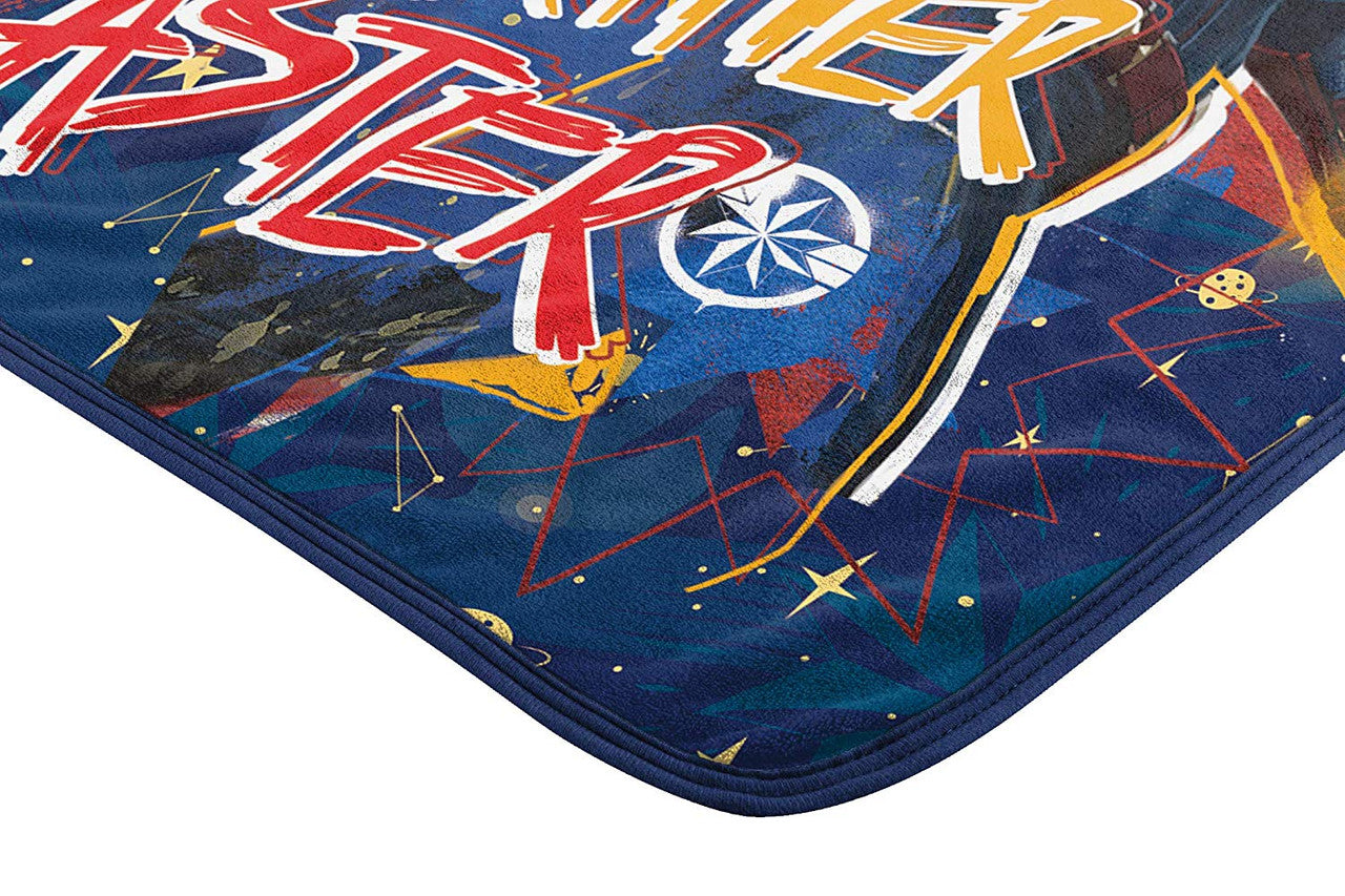Captain Marvel "Higher, Further, Faster" Super Plush Throw