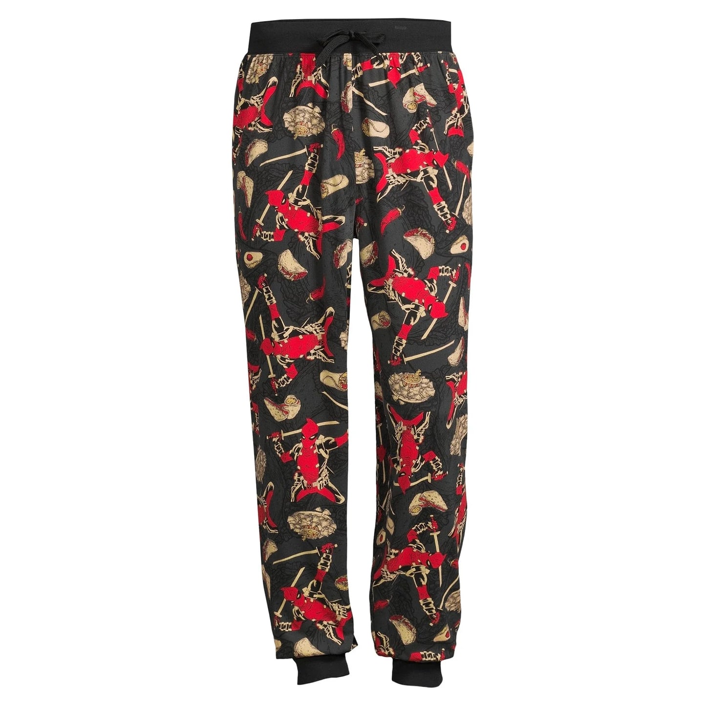 Marvel Deadpool Men’s Sleep Pants Lounge Pajama Bottoms Comfortable Relaxed Fit